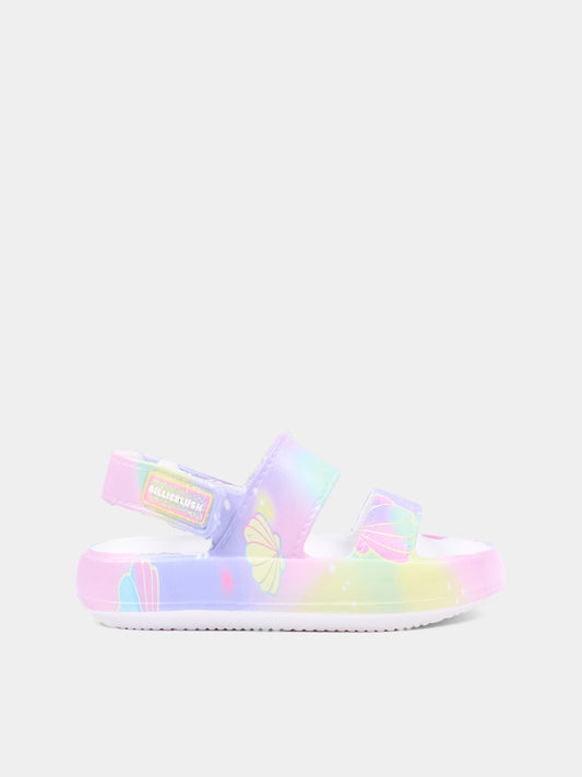 Sandali multicolor per bambina conchiglie,Billieblush,U21989 Z41
