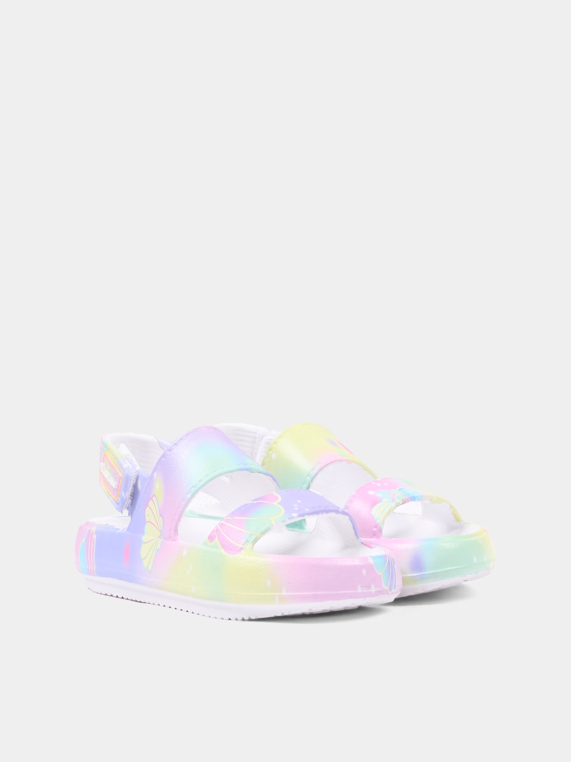 Sandali multicolor per bambina conchiglie,Billieblush,U21989 Z41
