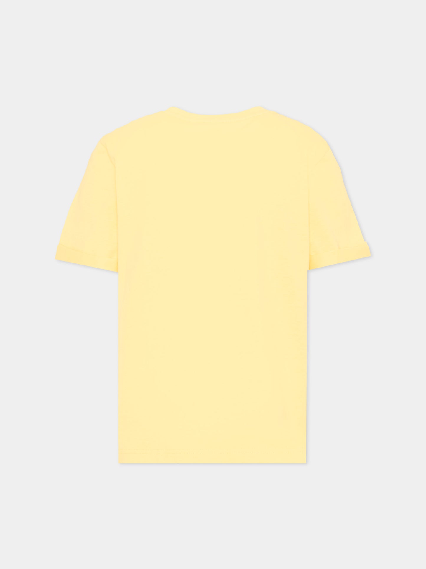 T-shirt gialla per bambini con logo,Givenchy Kids,H31109 524