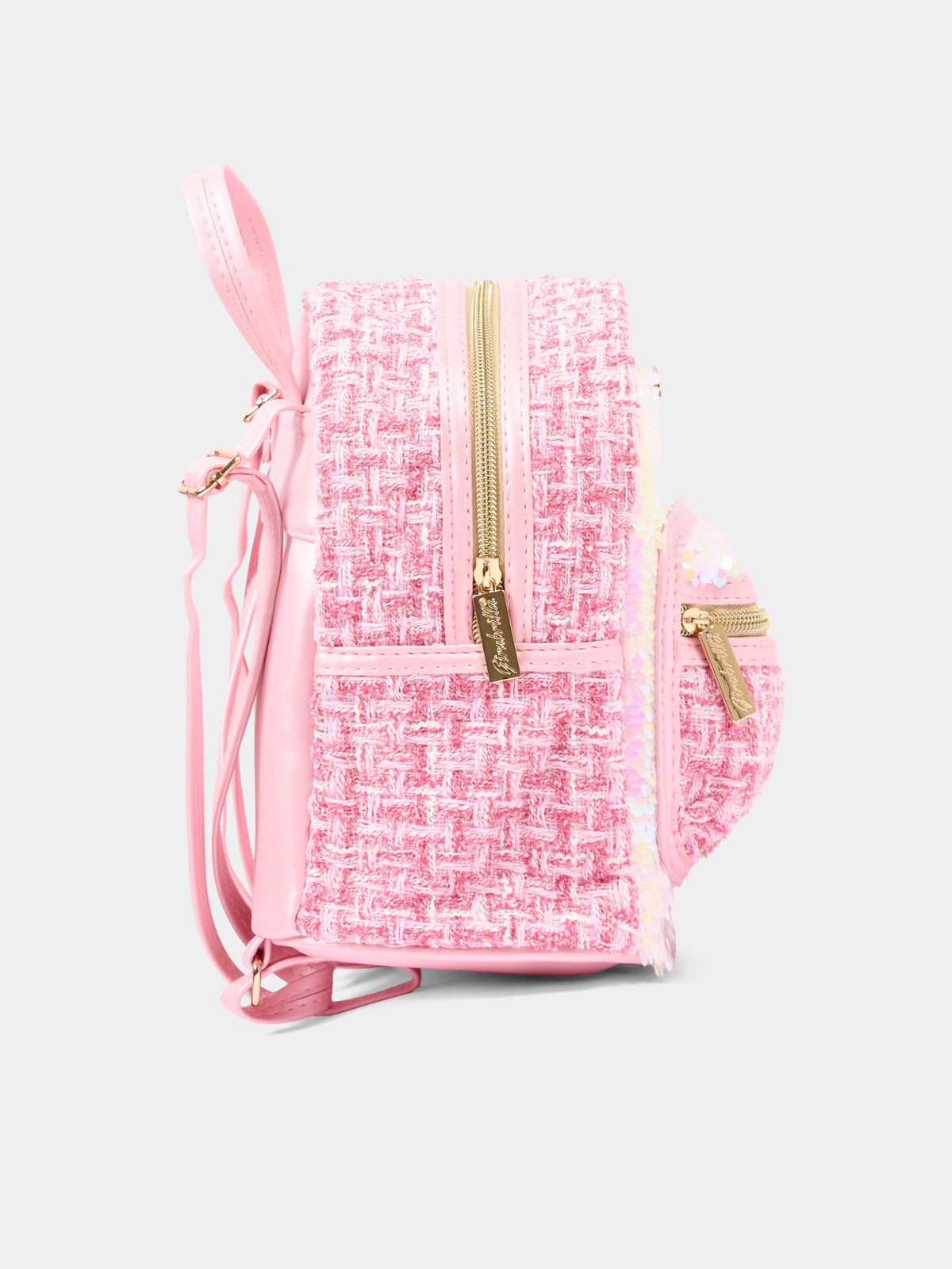 Zaino rosa per bambina con logo,Girabrilla,19146
