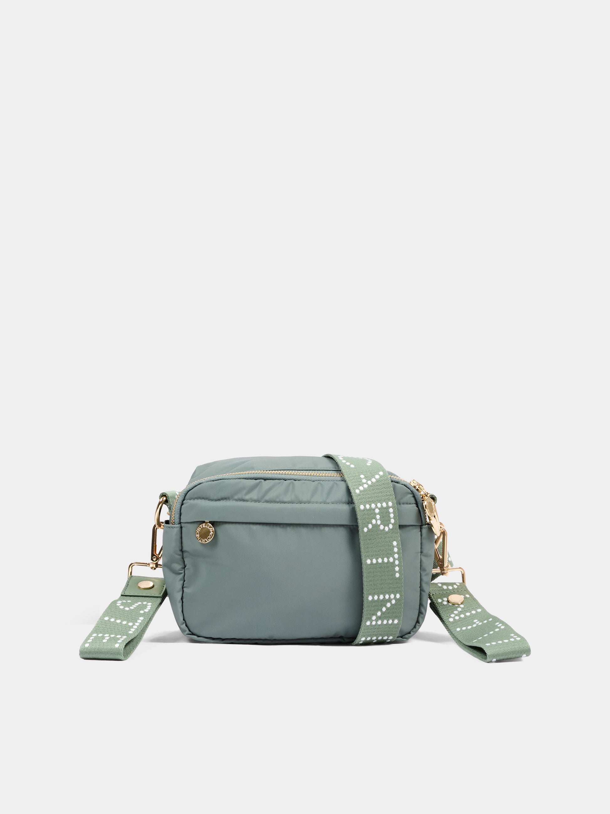 Borsa verde per bambina con logo,Stella Mccartney Kids,TX0558 Z0537 760
