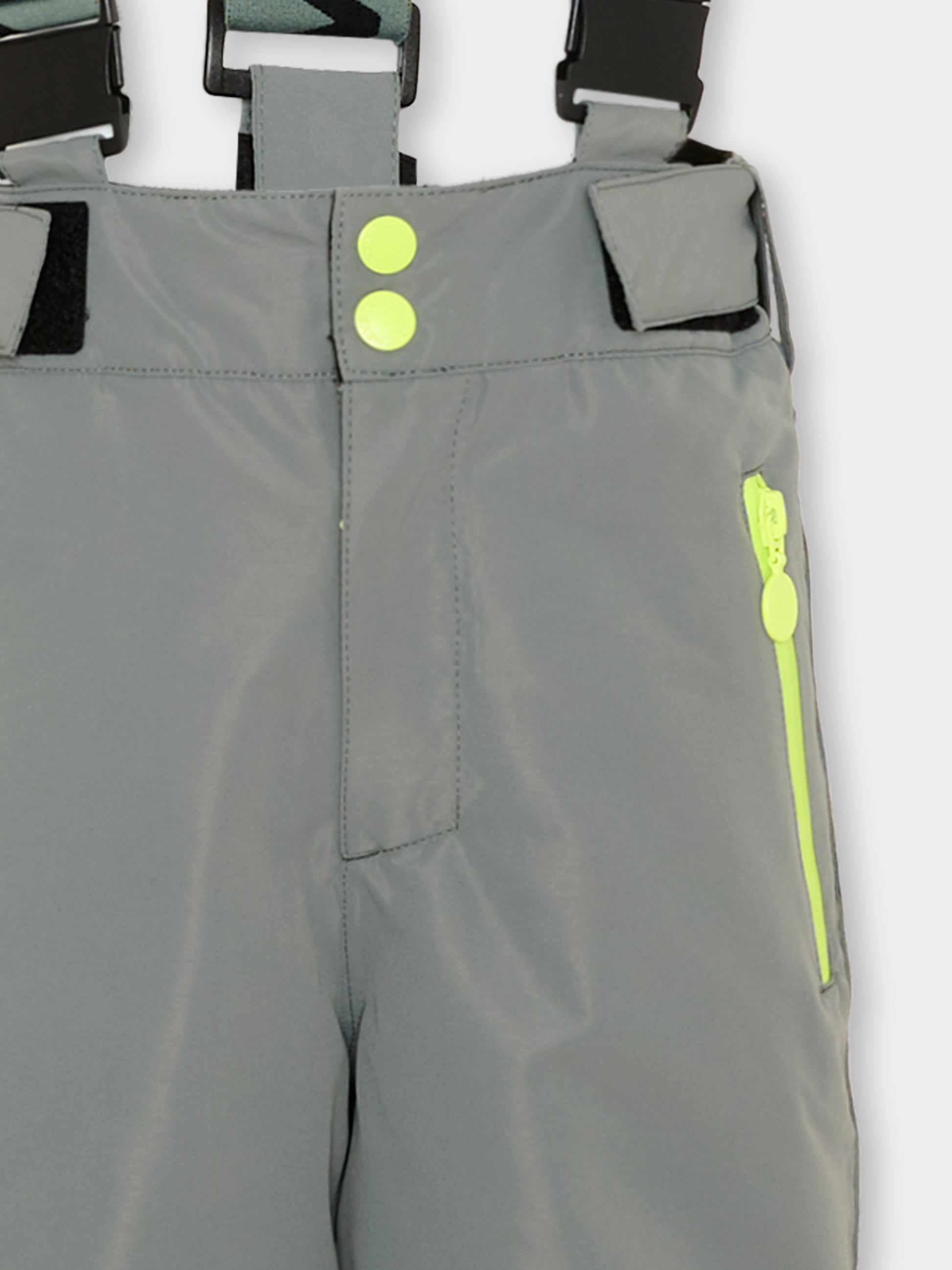 Pantaloni da neve verdi per bambini con logo,Stella Mccartney Kids,TX6P30 Z0432 760