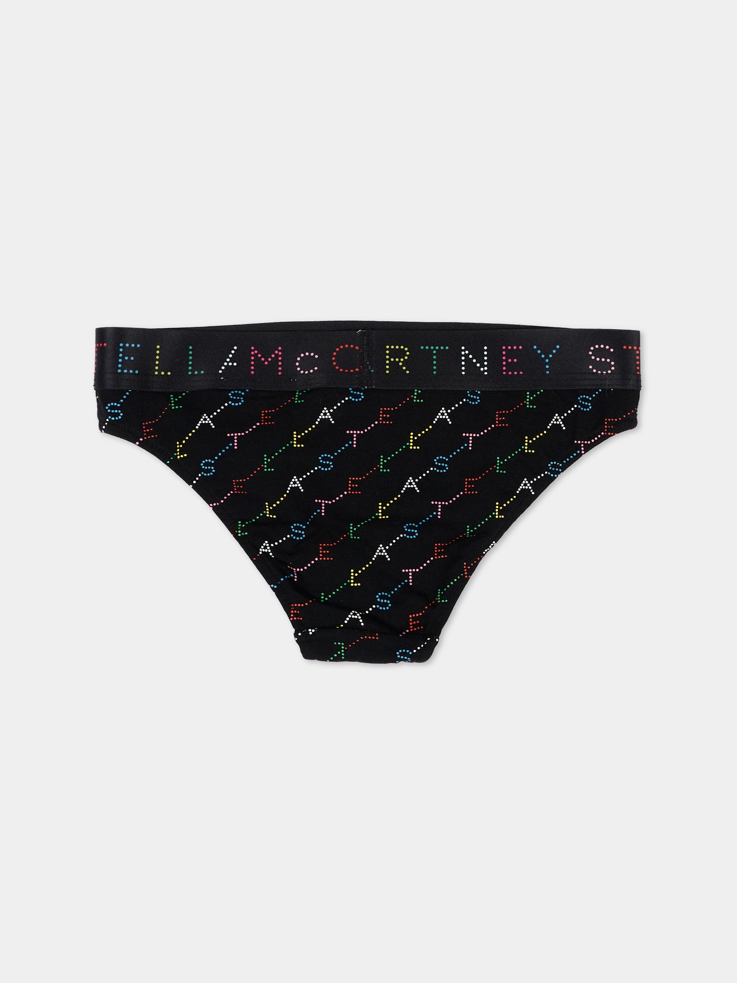 Slip multicolor per bambina con logo,Stella Mccartney Kids,TV0A79 Z2314 999MC