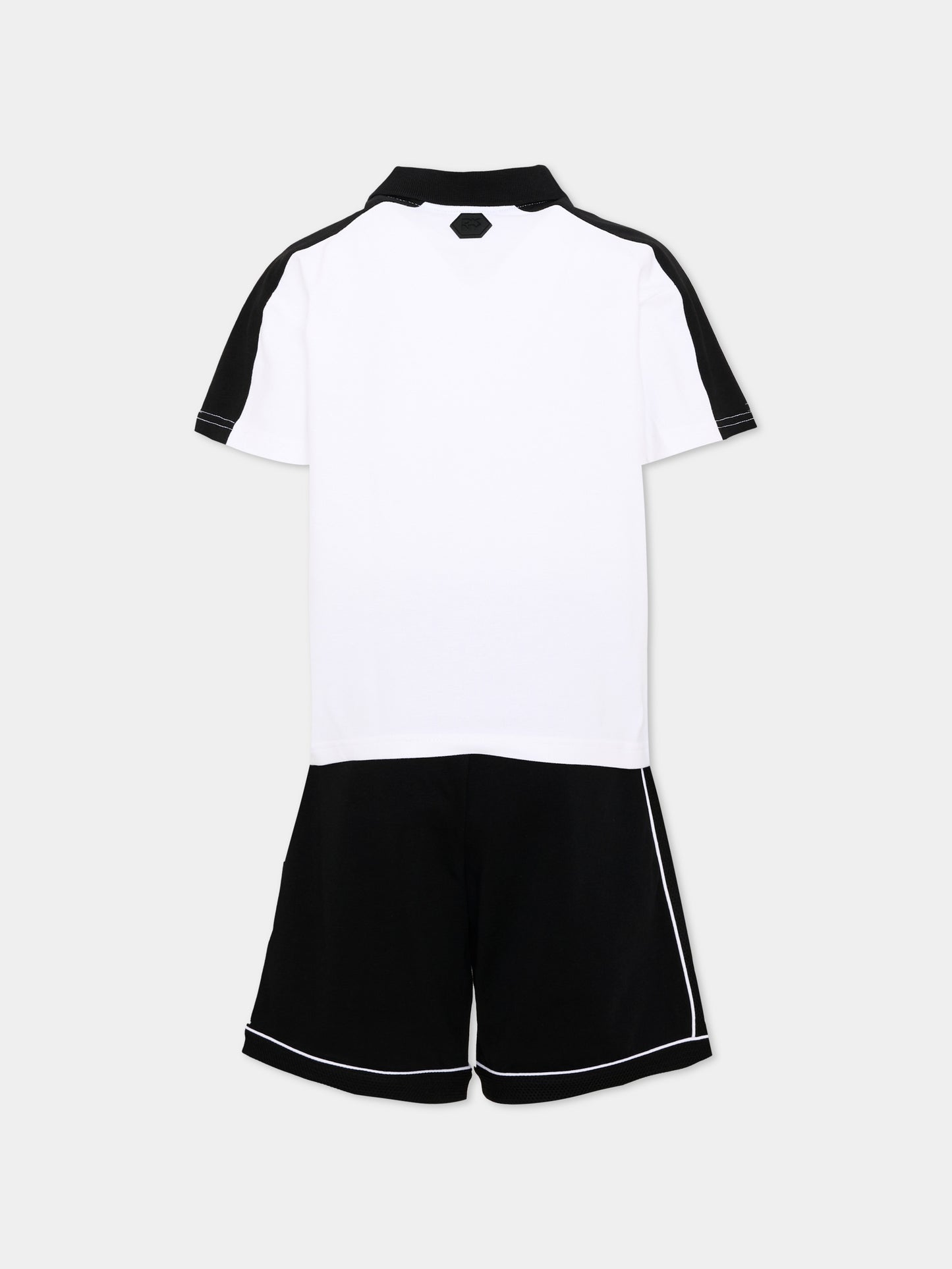 Completo sportivo multicolor per bambino con logo,Dkny,D62520 M41
