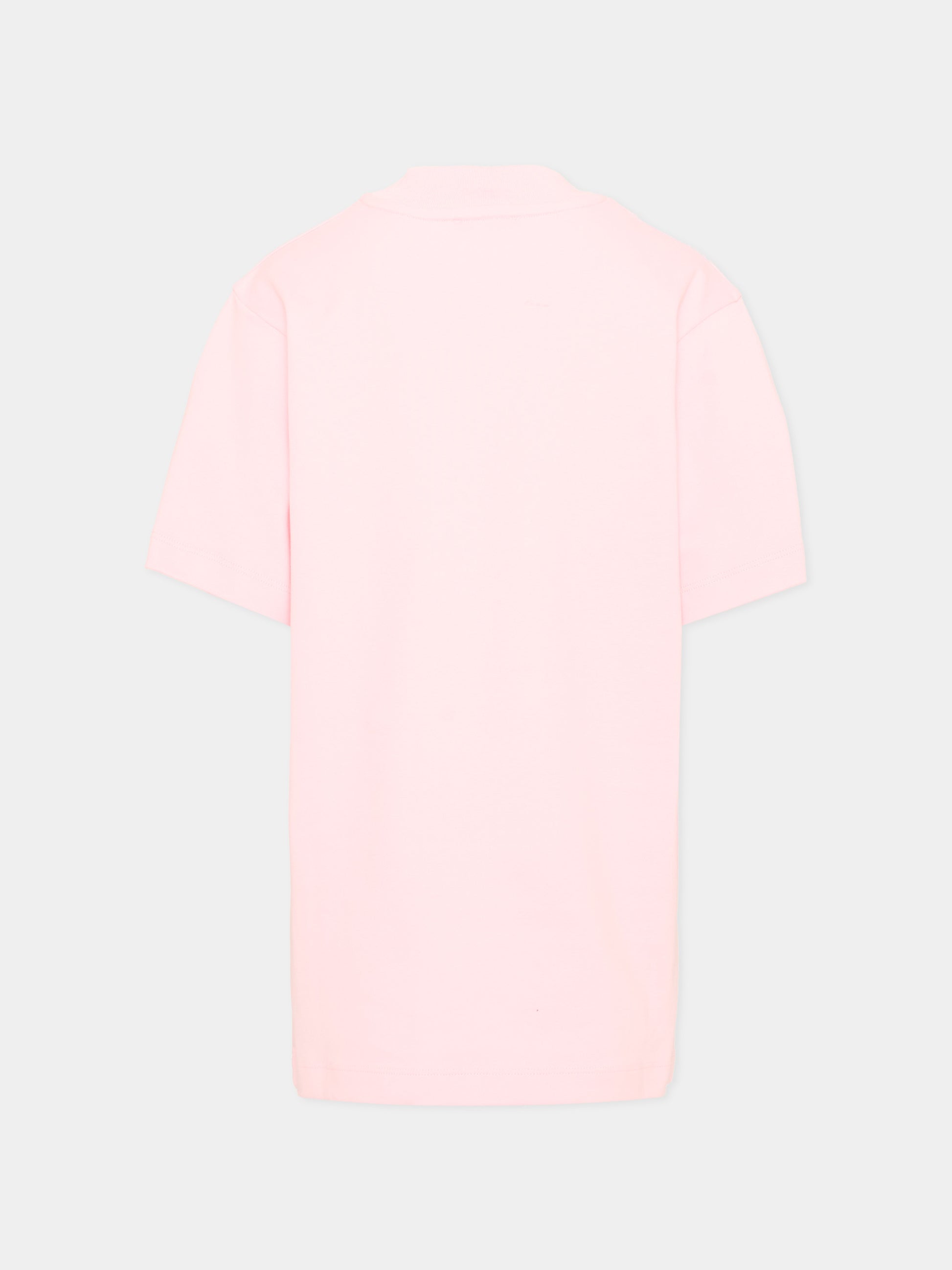 Vestito rosa per bambina con logo,Lanvin Petite,N30342 44F