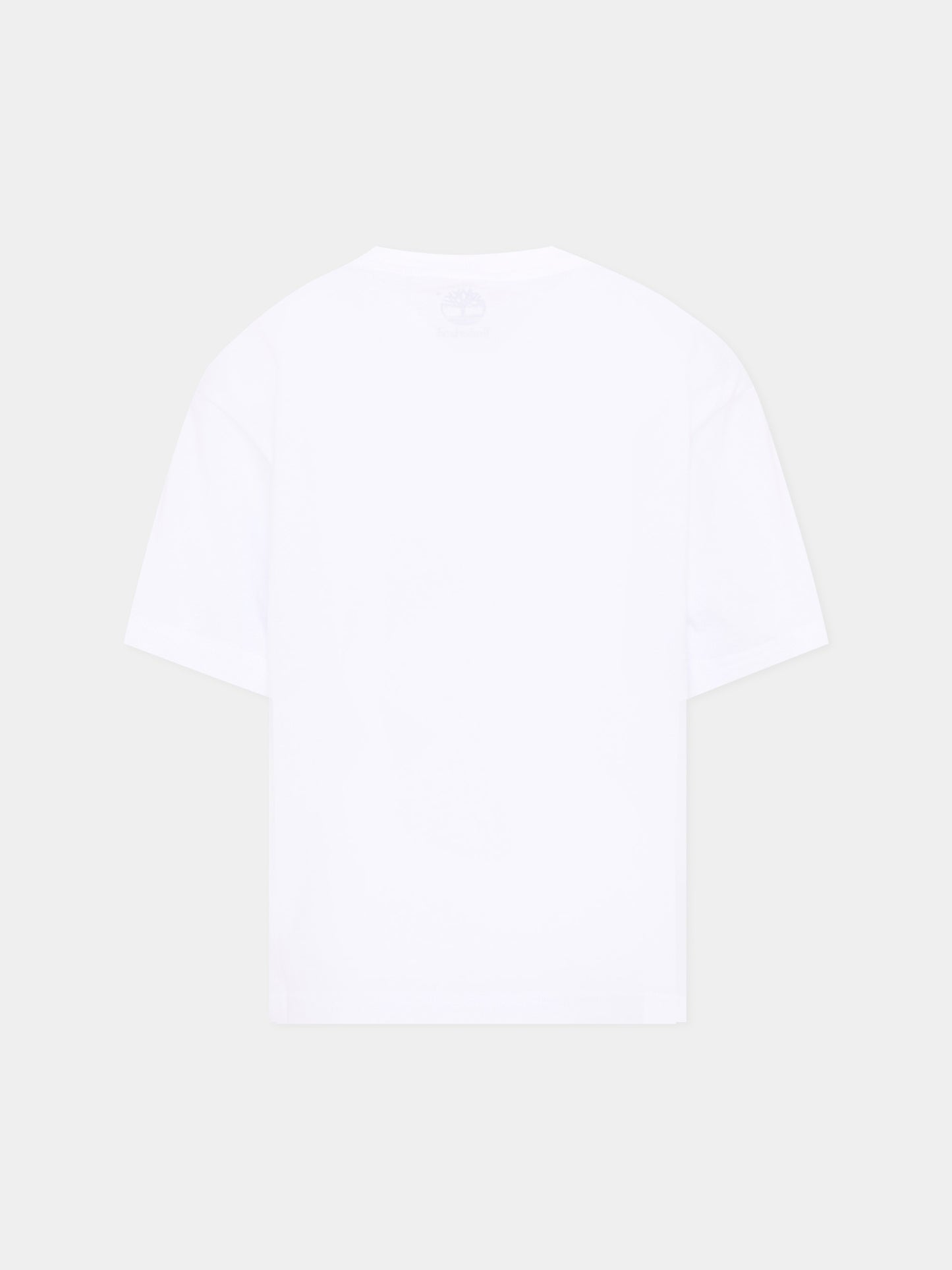 T-shirt bianca per bambino con logo,Timberland,T60794 10P
