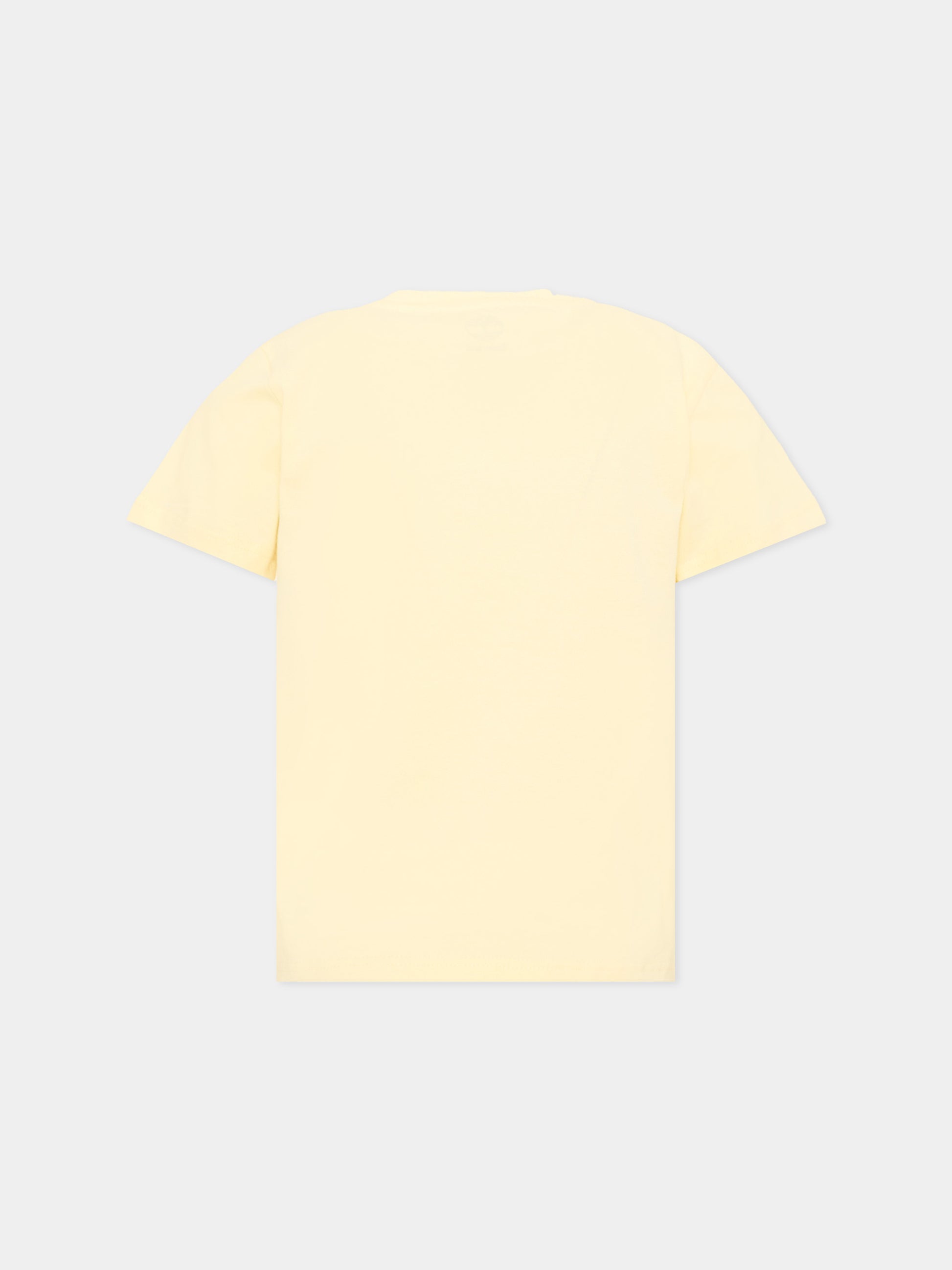 T-shirt gialla per bambino con stampa,Timberland,T60855 505