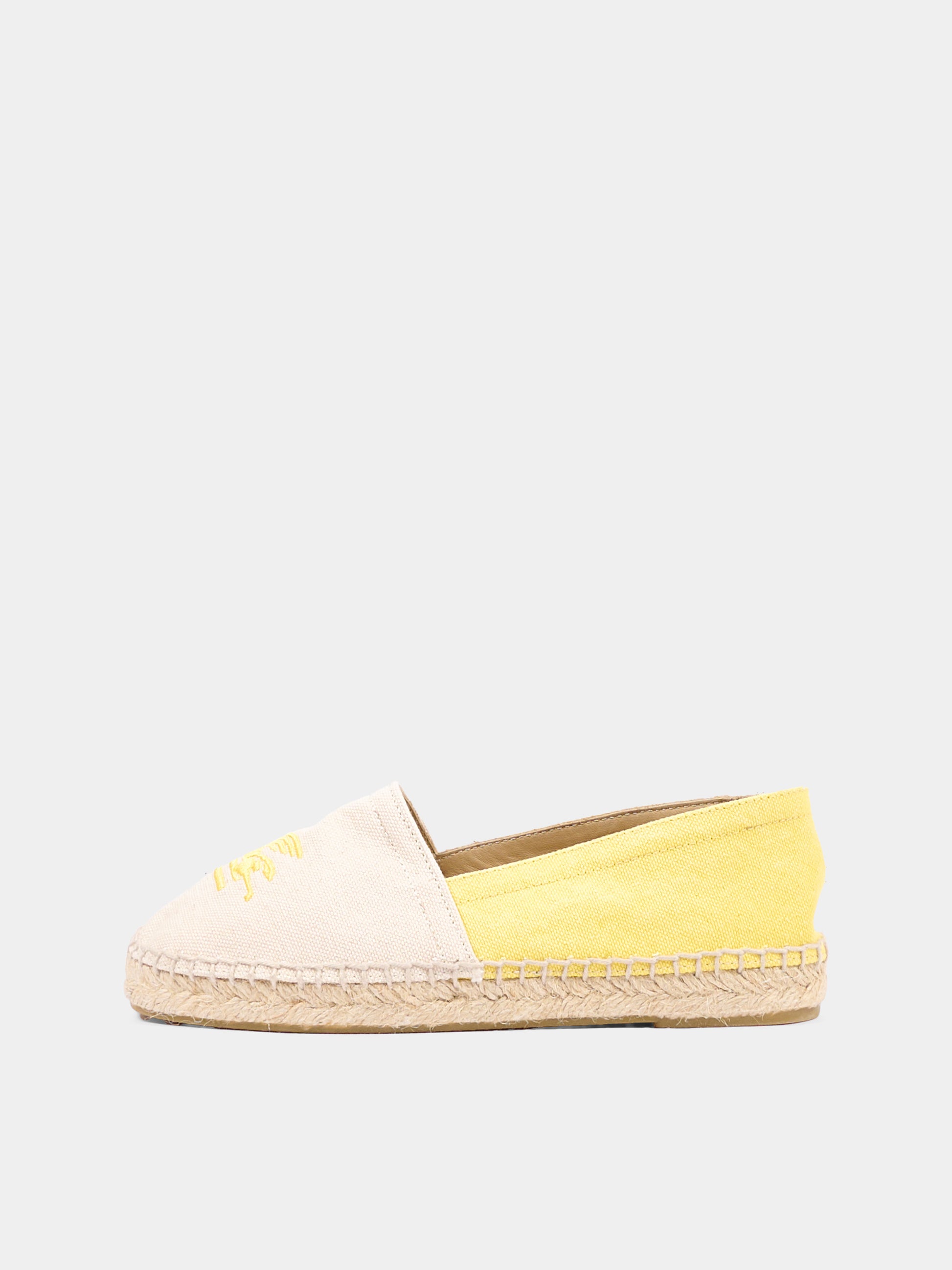 Espadrillas gialle per bambini con Pegaso,Etro,GW0P96 Z2921 105GL