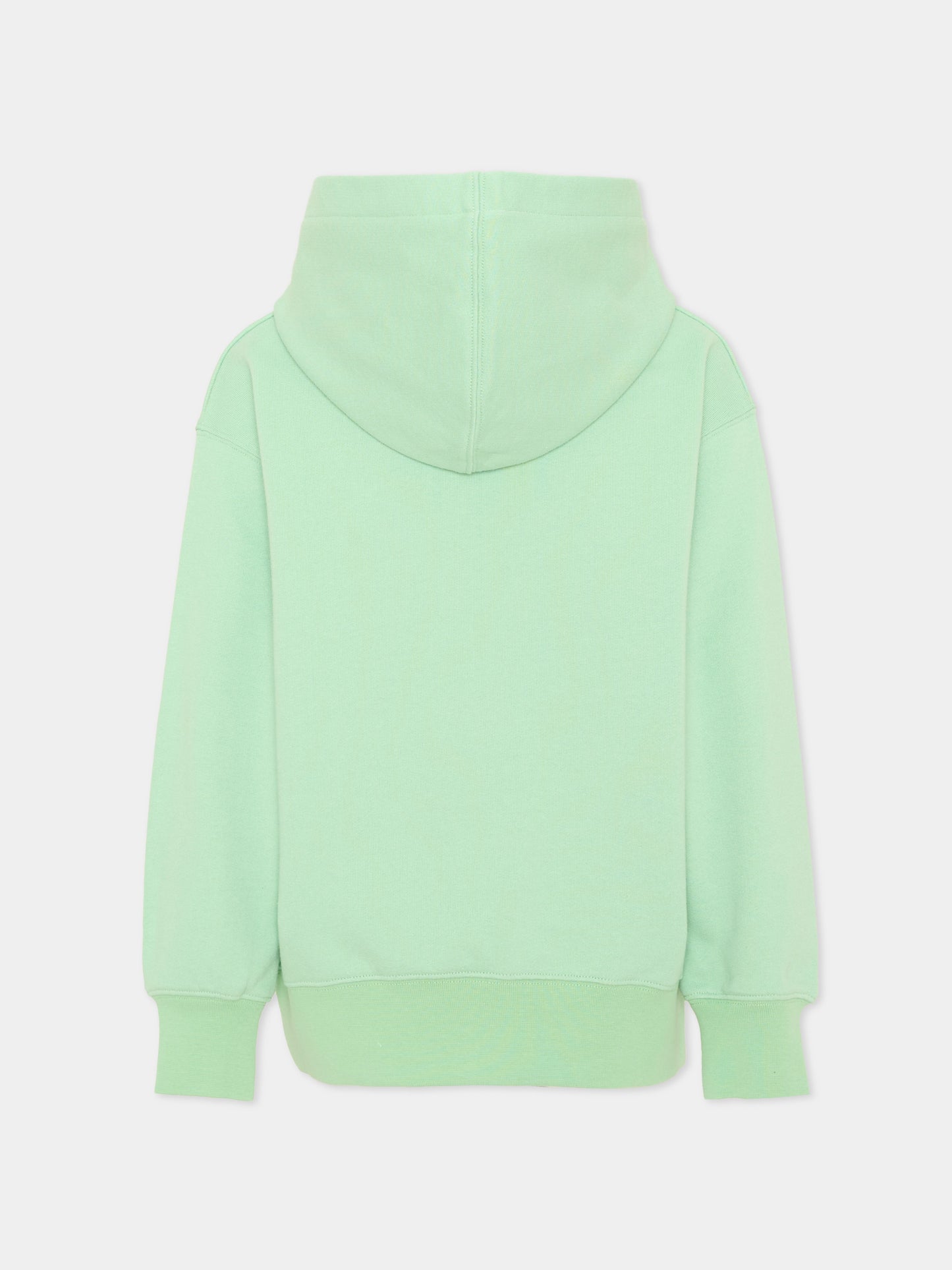 Felpa con cappuccio verde con logo,Palm Angels,PBBB012S26FLE003 080
