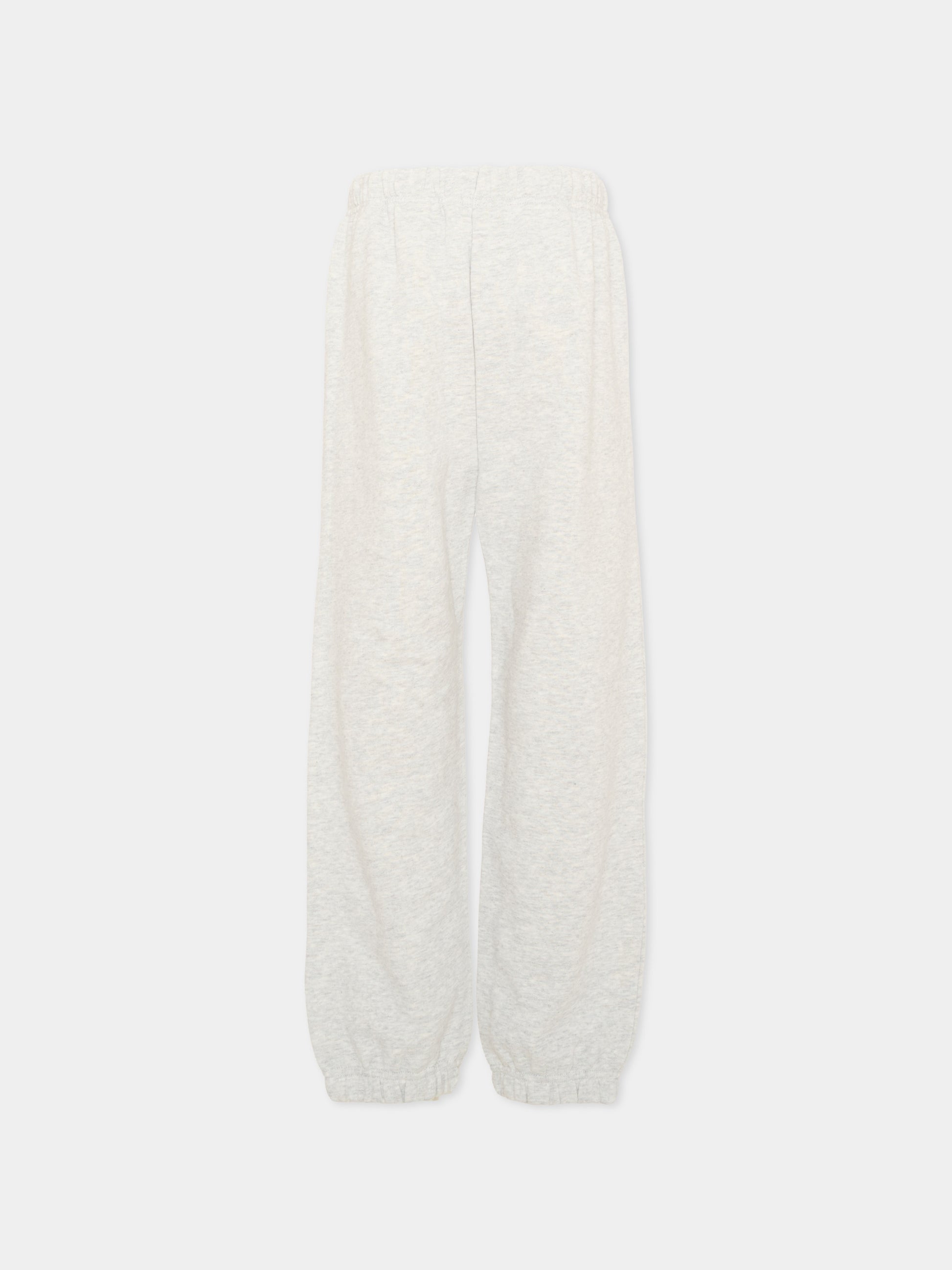 Pantalone grigio per bambini con logo,Palm Angels,PBCH008S26FLE001 101
