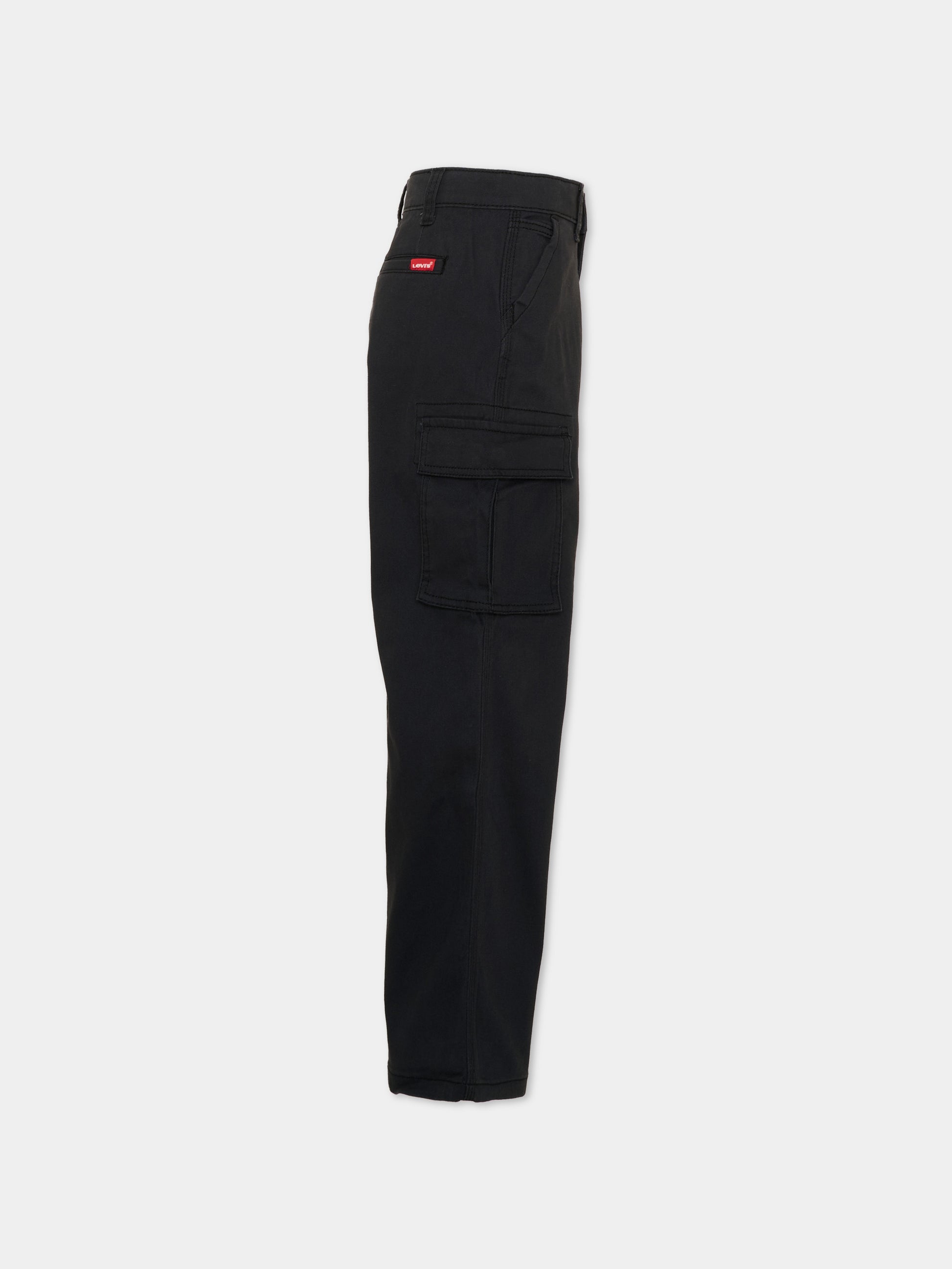 Pantalone nero cargo per bambino,Levi's Kids,8EN809 G52