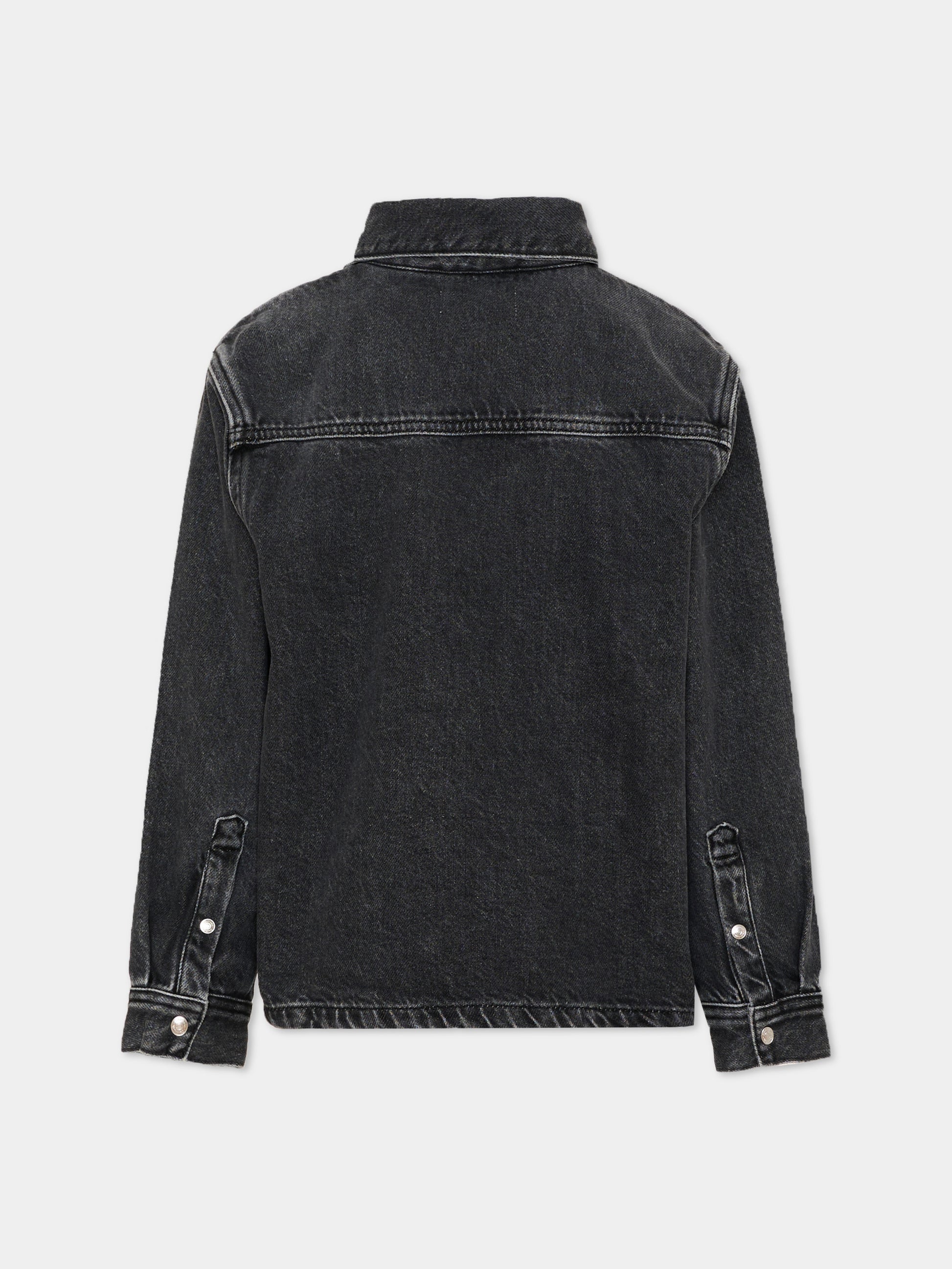 Camicia a manica lunga nero per bambino,Calvin Klein Kids,IB0IB02624 1BY