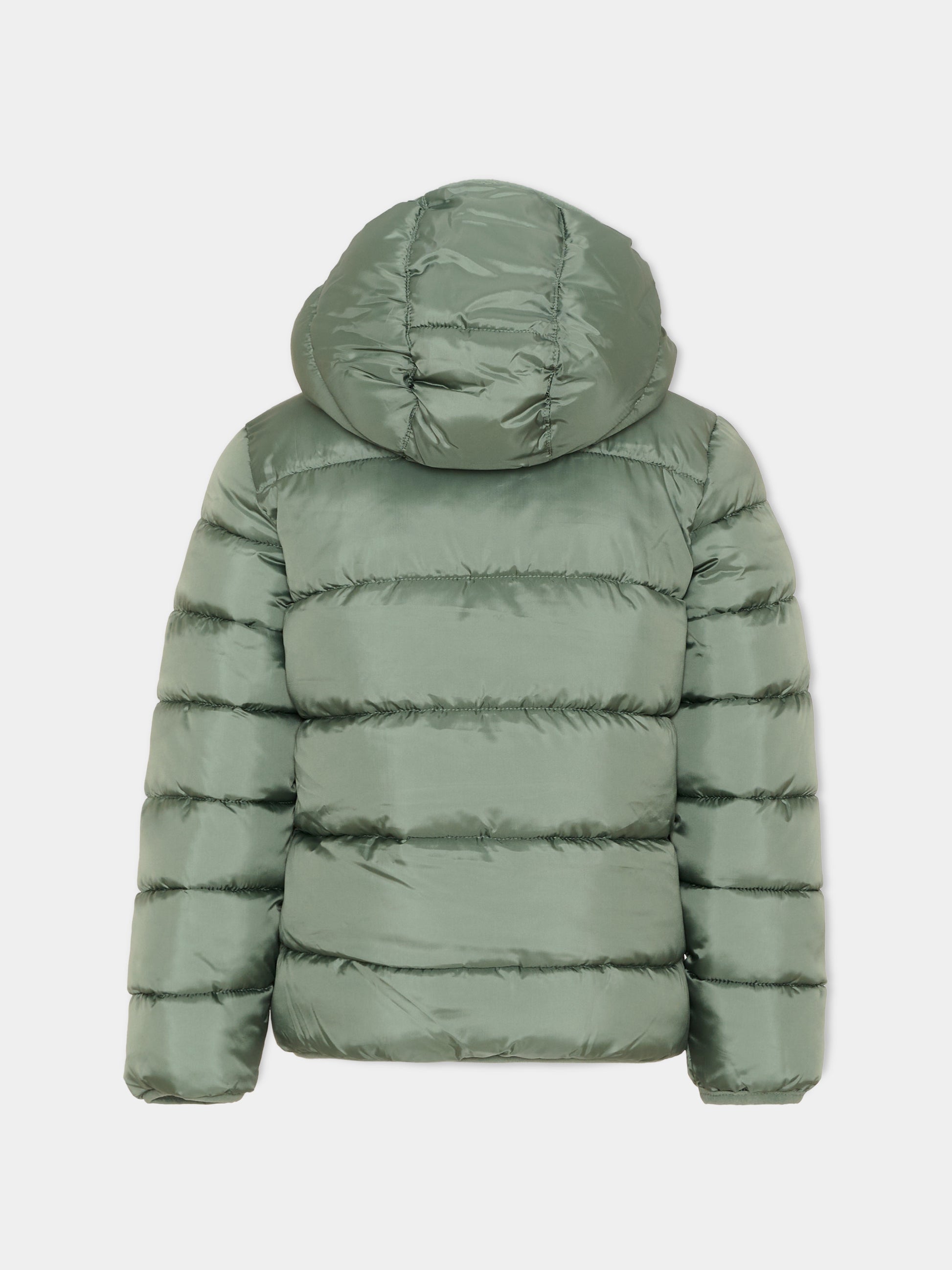 Piumini verde per bambino con cappuccio,Levi's Kids,8EN628 F7P
