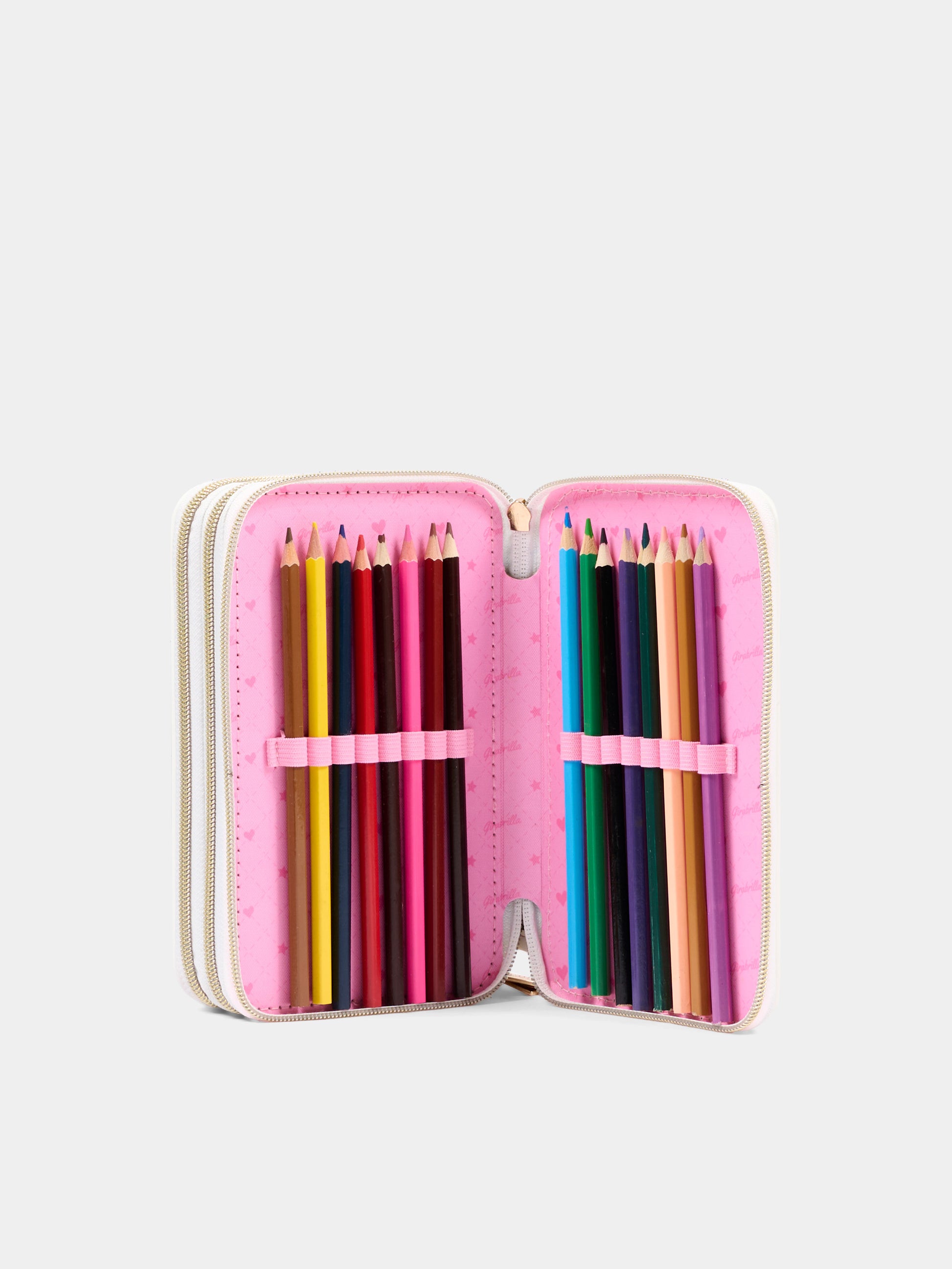Astuccio bianco per bambina con cuore,Girabrilla,19085 19088