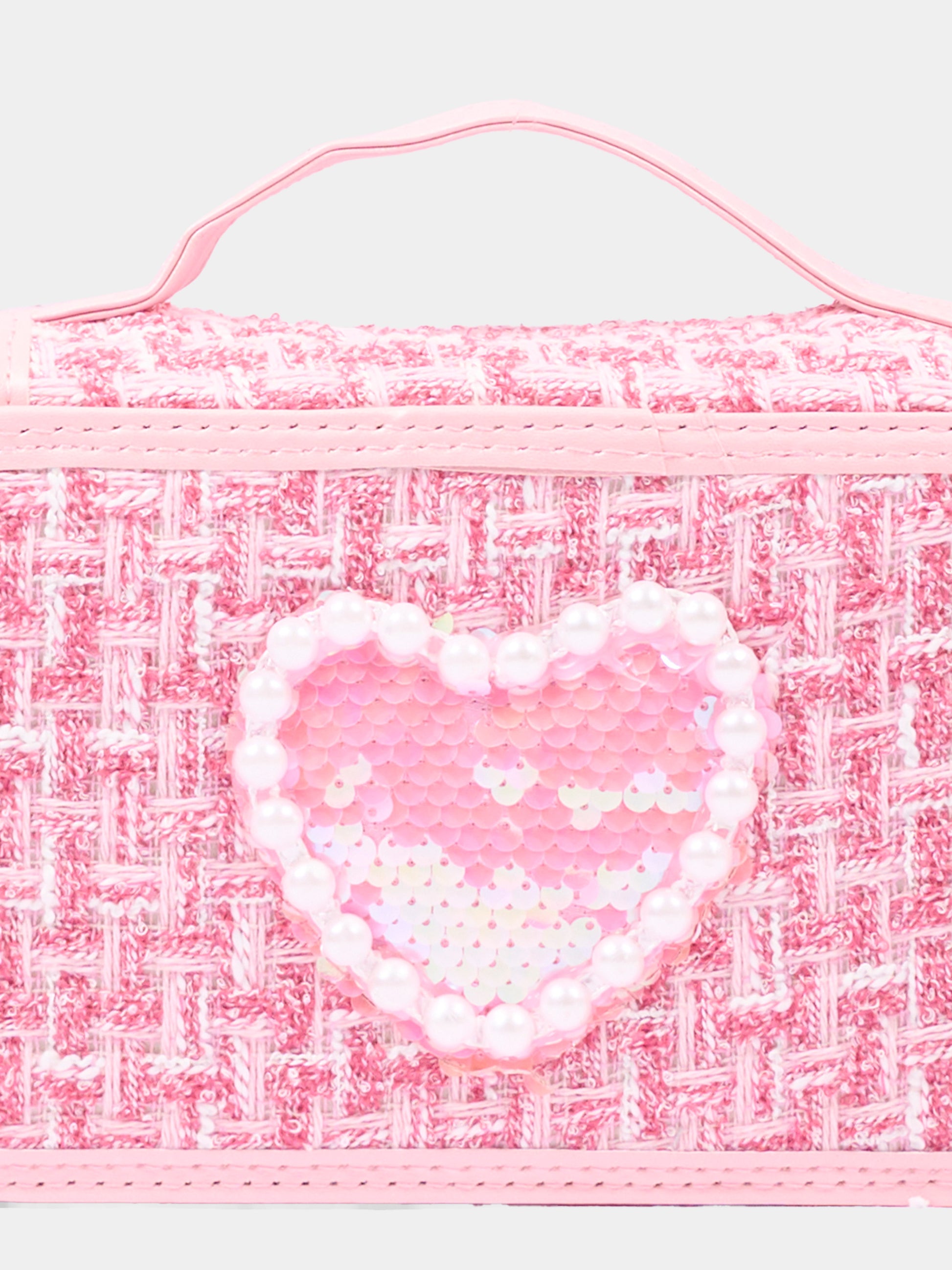 Astuccio fucsia per bambina con cuore,Girabrilla,19085 19086
