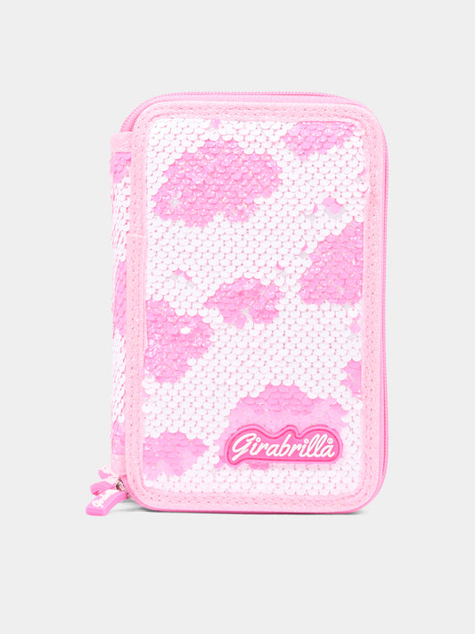 Astuccio fucsia per bambina con nuvole,Girabrilla,19116 19119