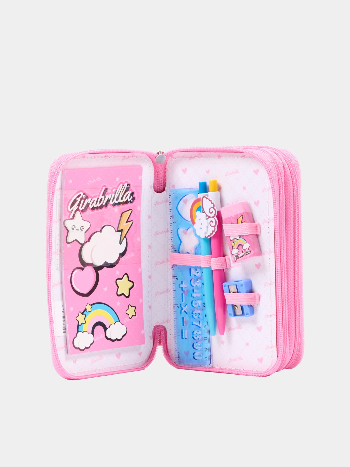 Astuccio fucsia per bambina con nuvole,Girabrilla,19116 19119