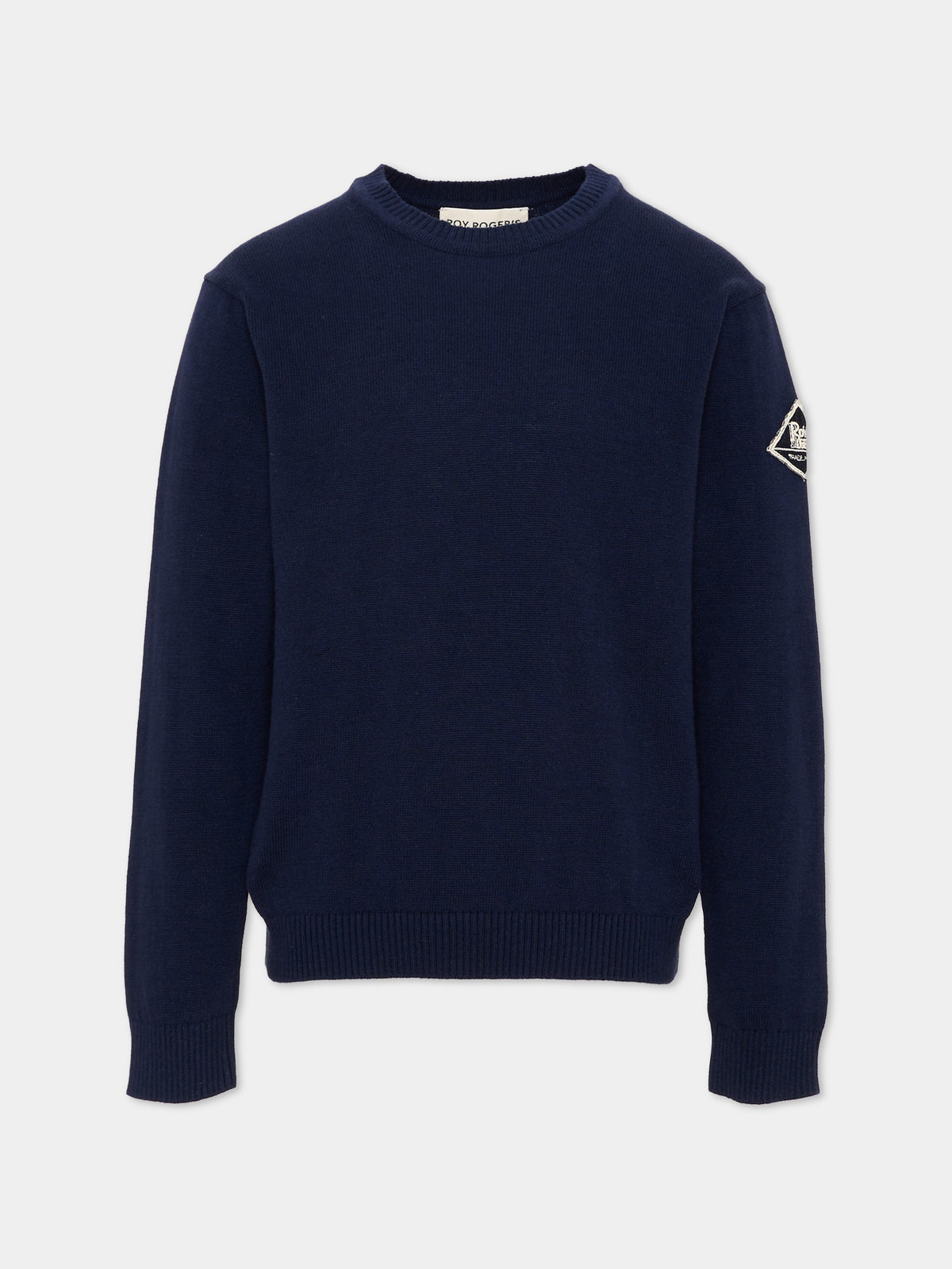 Maglione blu per bambino con logo,Roy Roger's Kids,RG109 0 3854