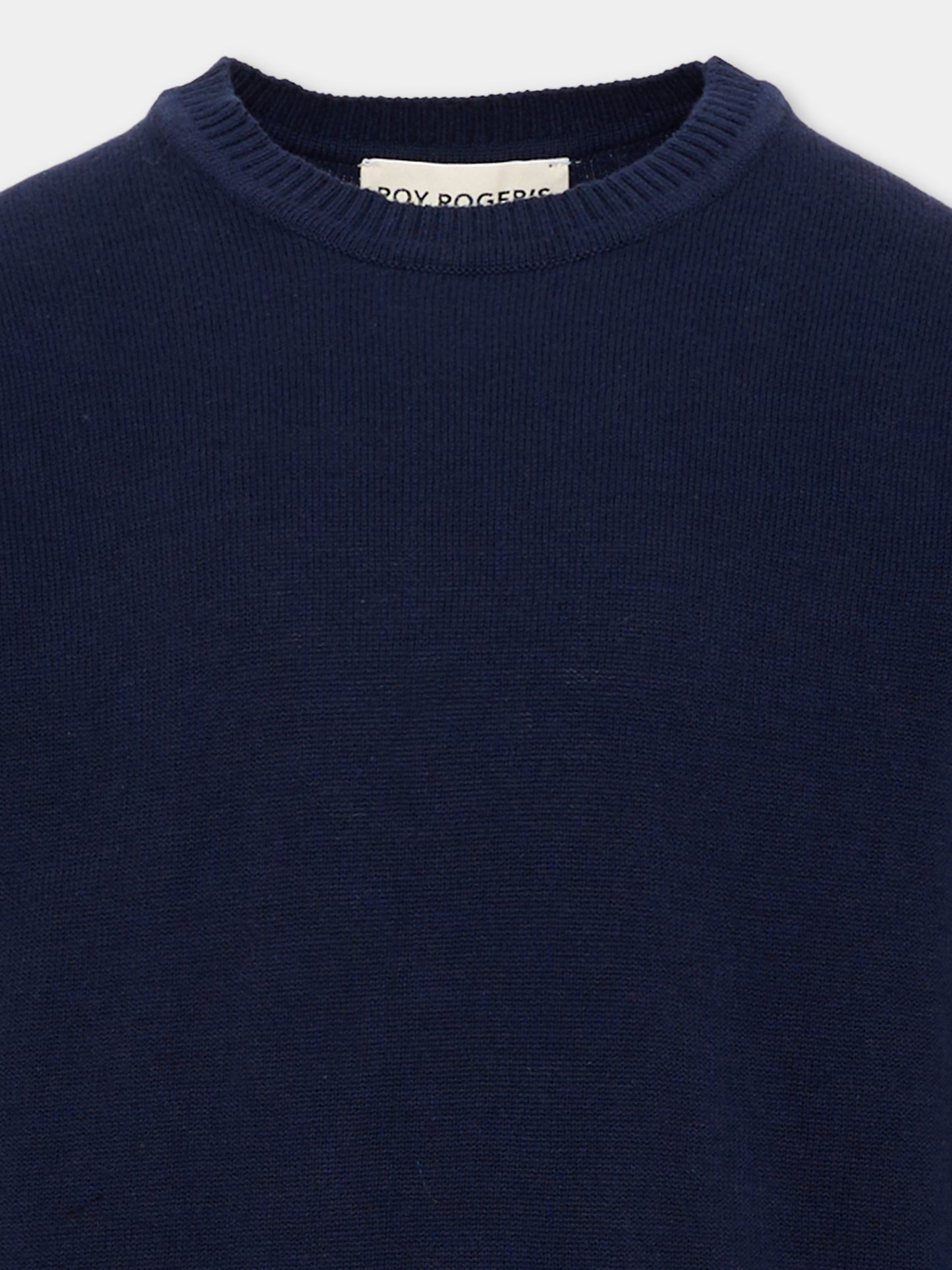 Maglione blu per bambino con logo,Roy Roger's Kids,RG109 0 3854