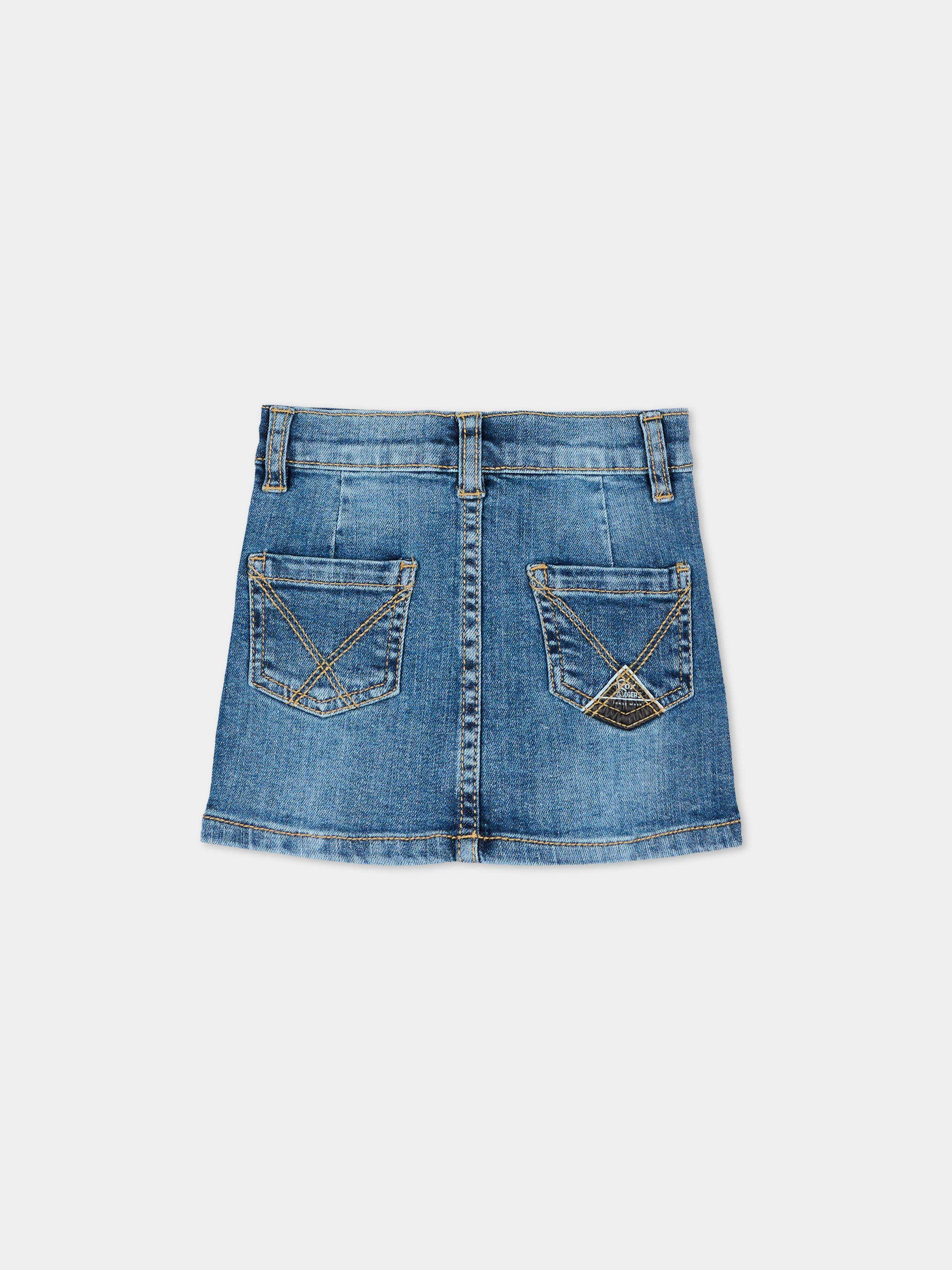 Gonna denim per neonata,Roy Roger's Kids,RG194 0 7028