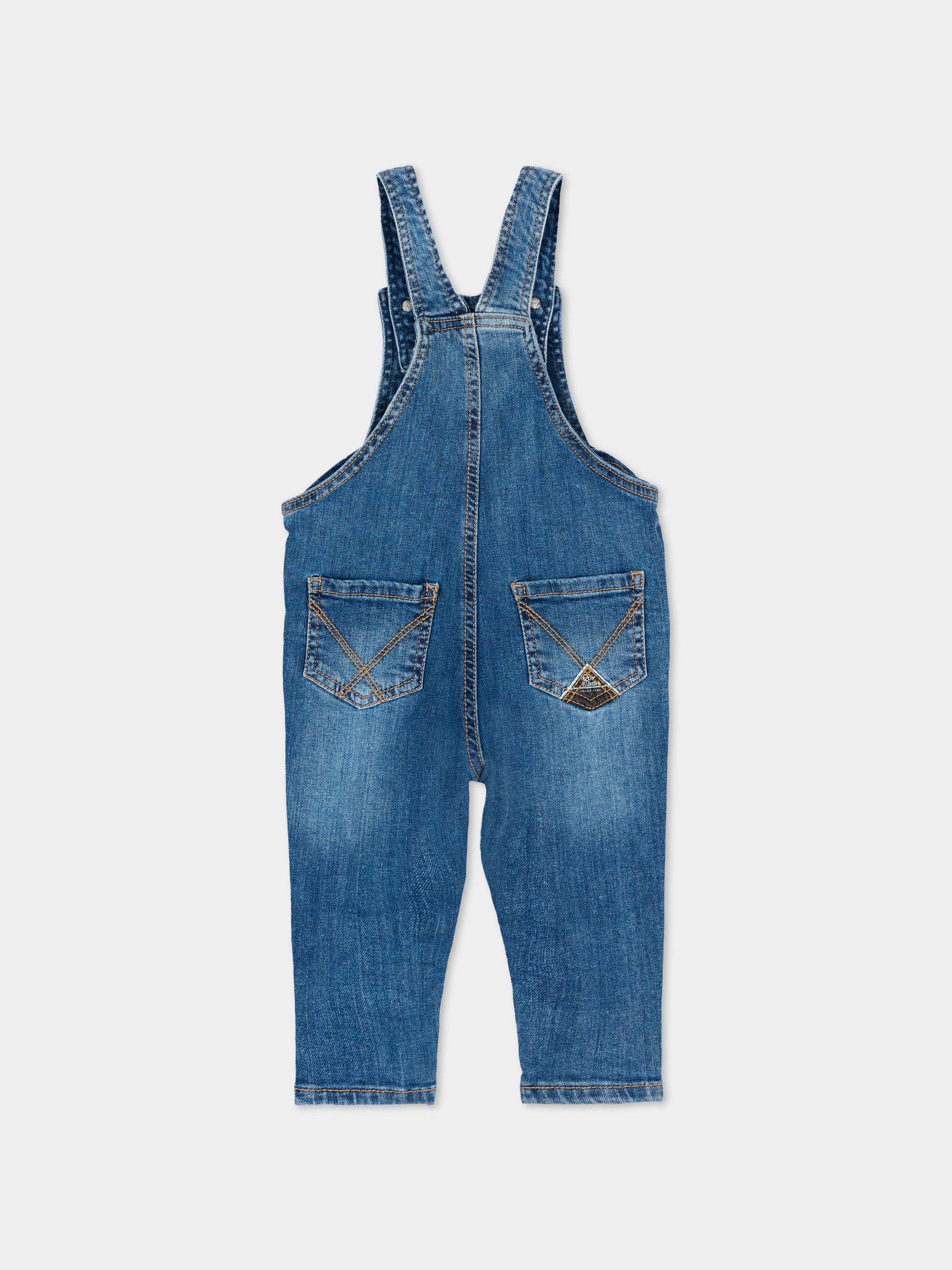 Salopette denim per neonato,Roy Roger's Kids,RG192 0 7028