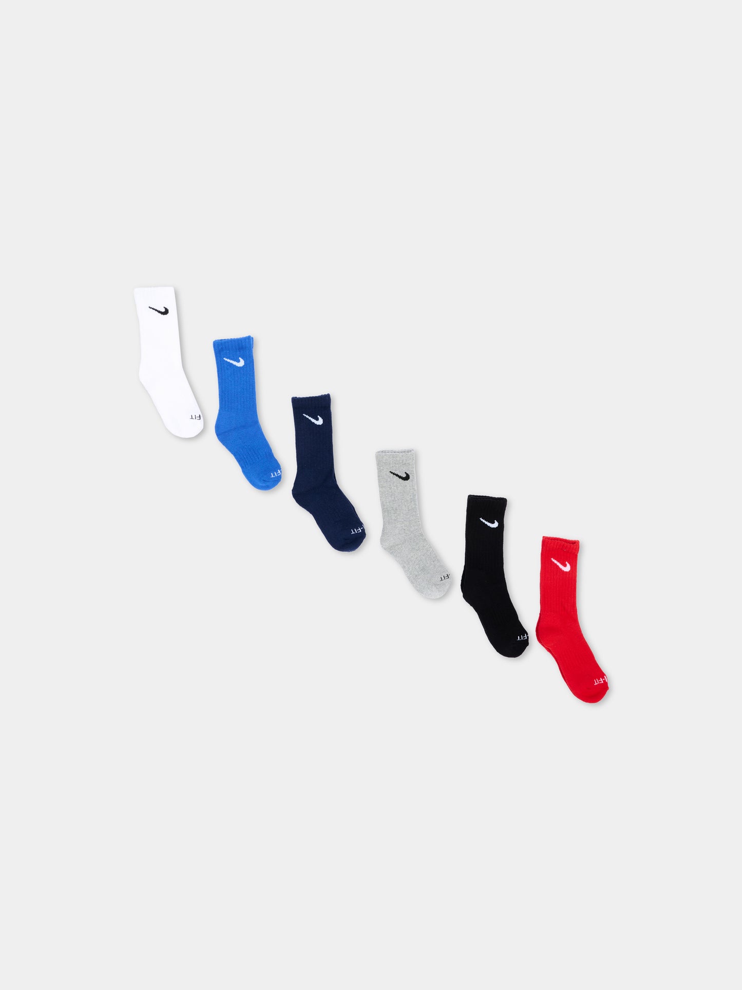 Calze Spugna multicolor con Swoosh per bambini,Nike,UN0019 F66