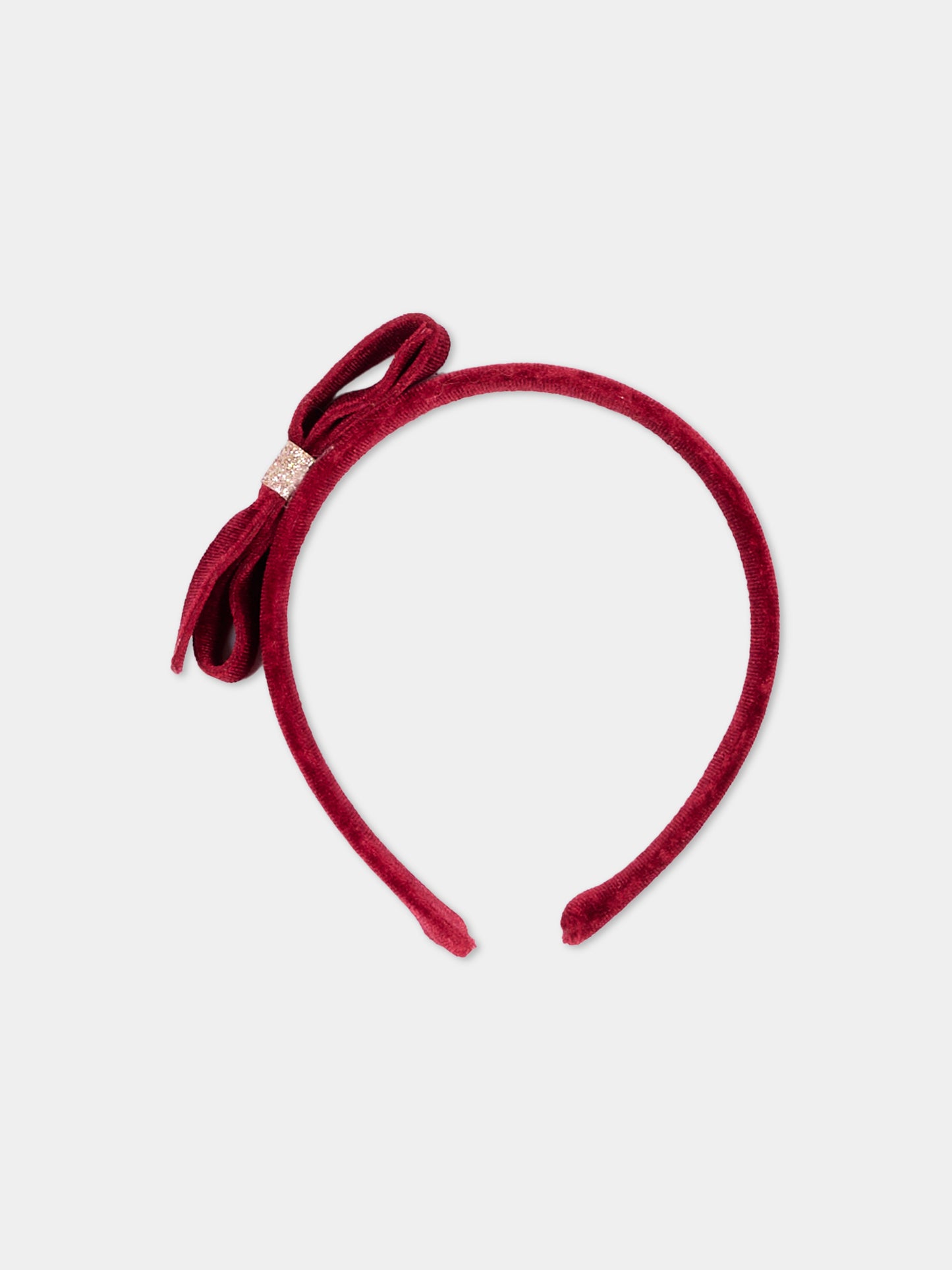 Cerchietto rosso per bambina con fiocco,Mimi & Lula,192133 14