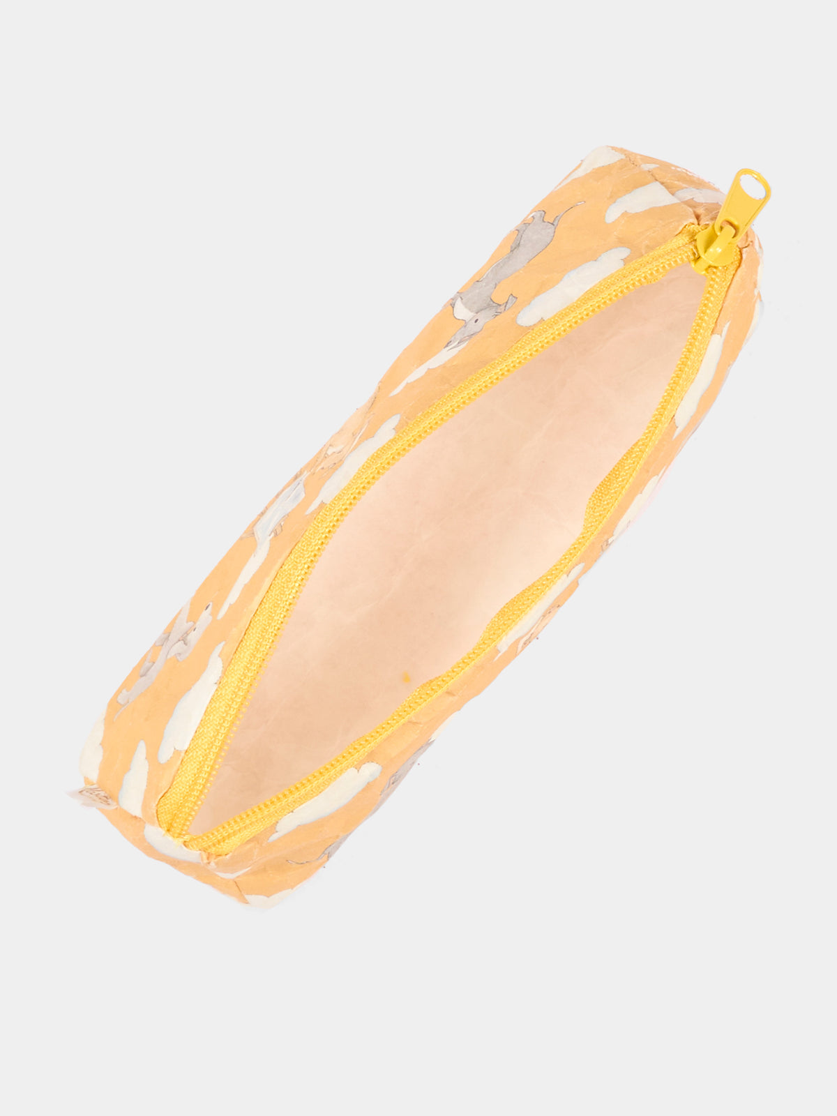 Astuccio jaune pour enfants avec des chiens