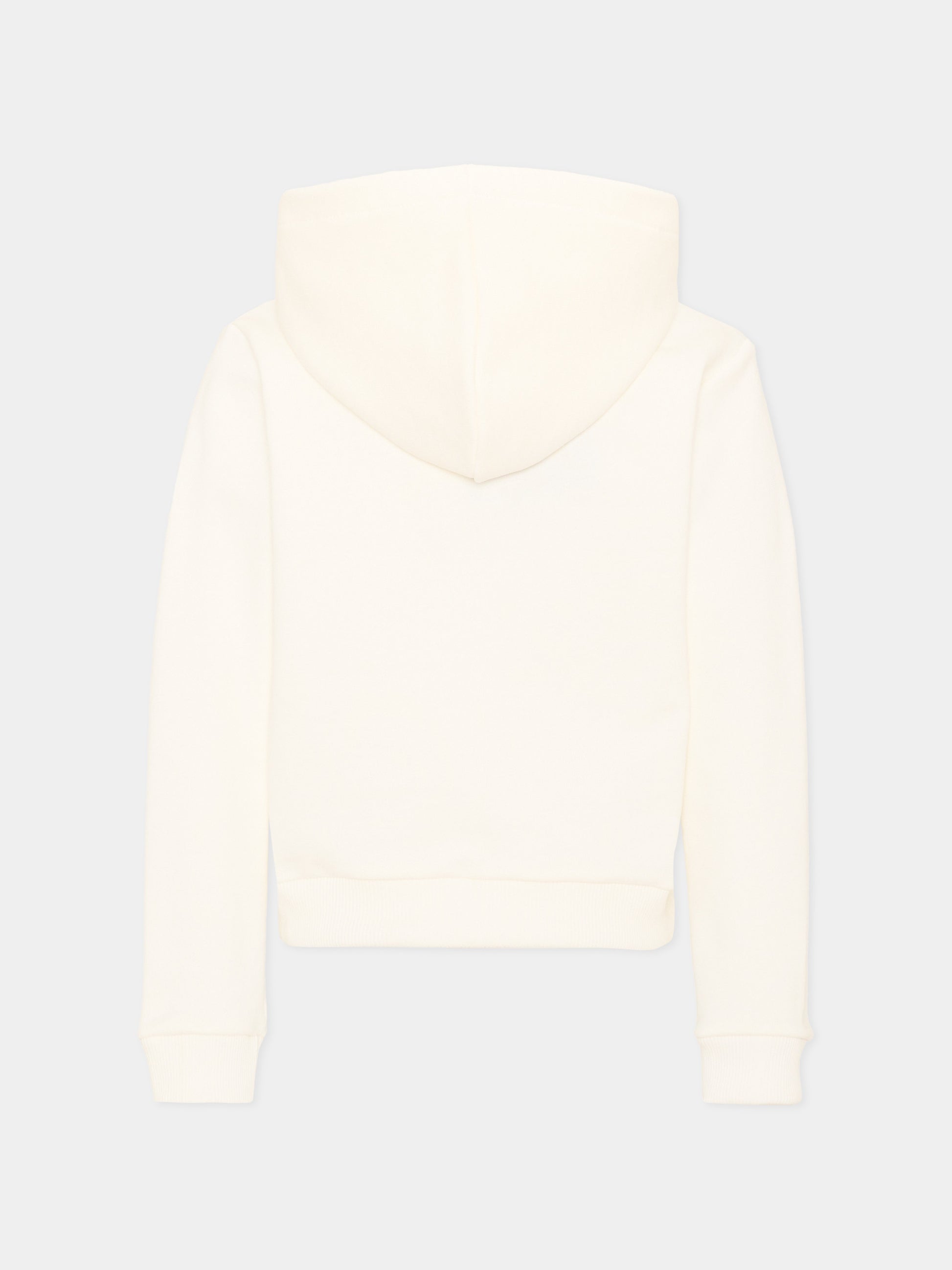 Felpa con cappuccio avorio con stampa,Pescheria Mon Amour X Coccolebimbi,PMAK HD006 CRM