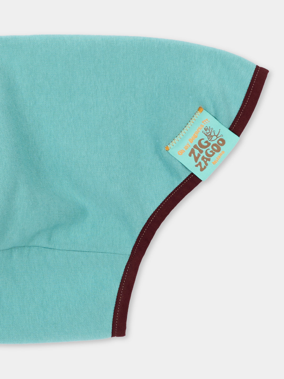 Tutina Ludovica verde per cani con patch,Zigzagoo,LUDOVICA VERDE