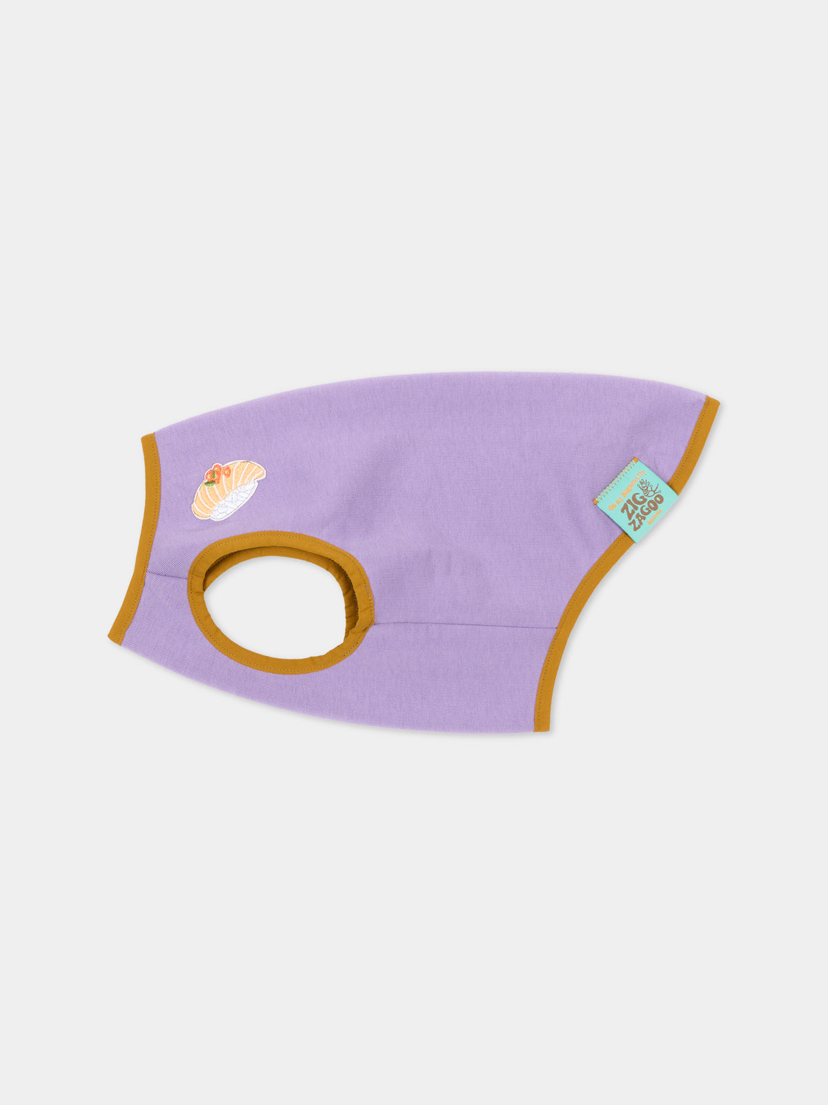 Tutina Ludovica per cani lilla con patch,Zigzagoo,LUDOVICA LILLA