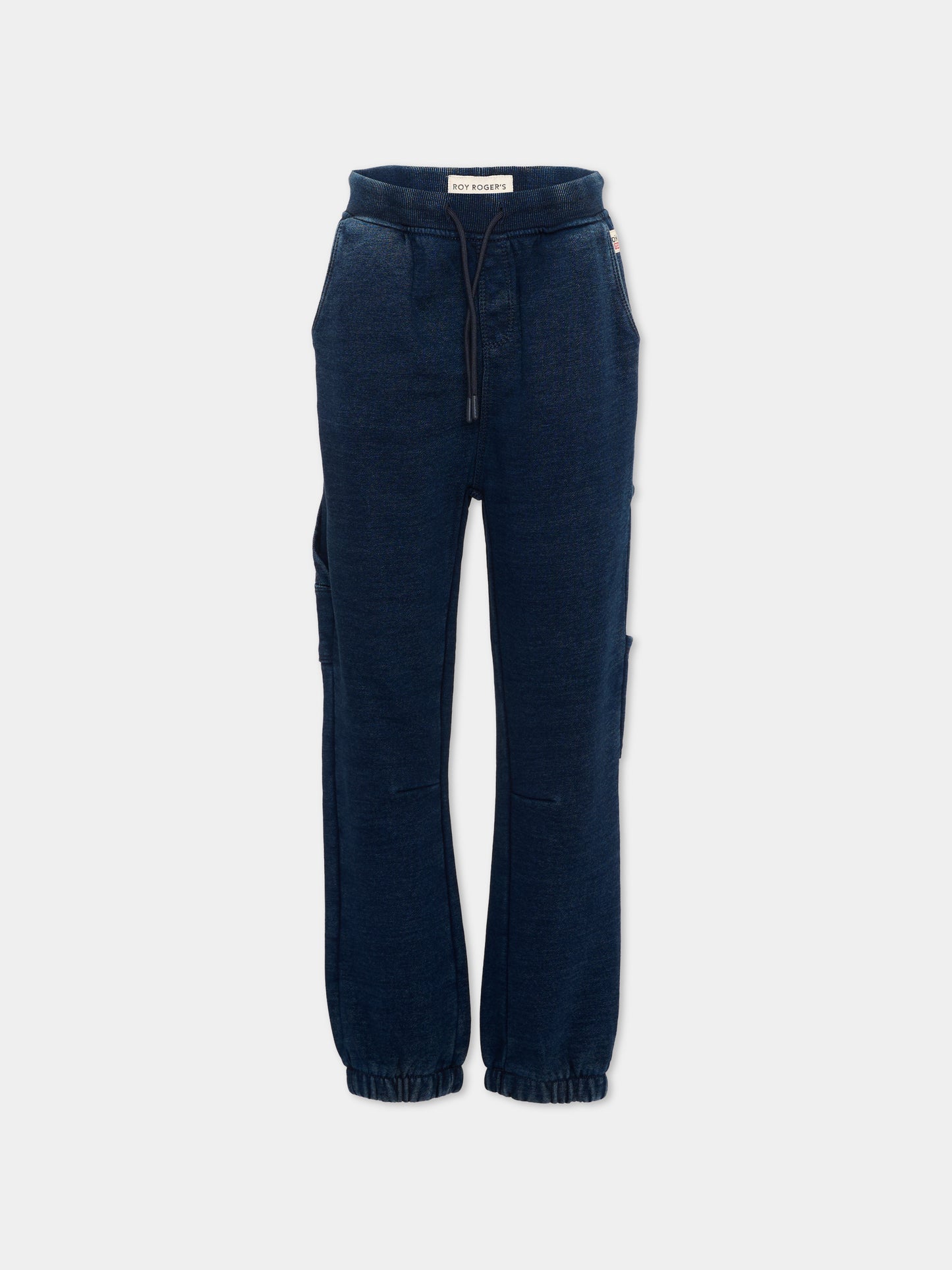 Pantalone blu per bambino con coulisse,Roy Roger's Kids,R F103 00 7750