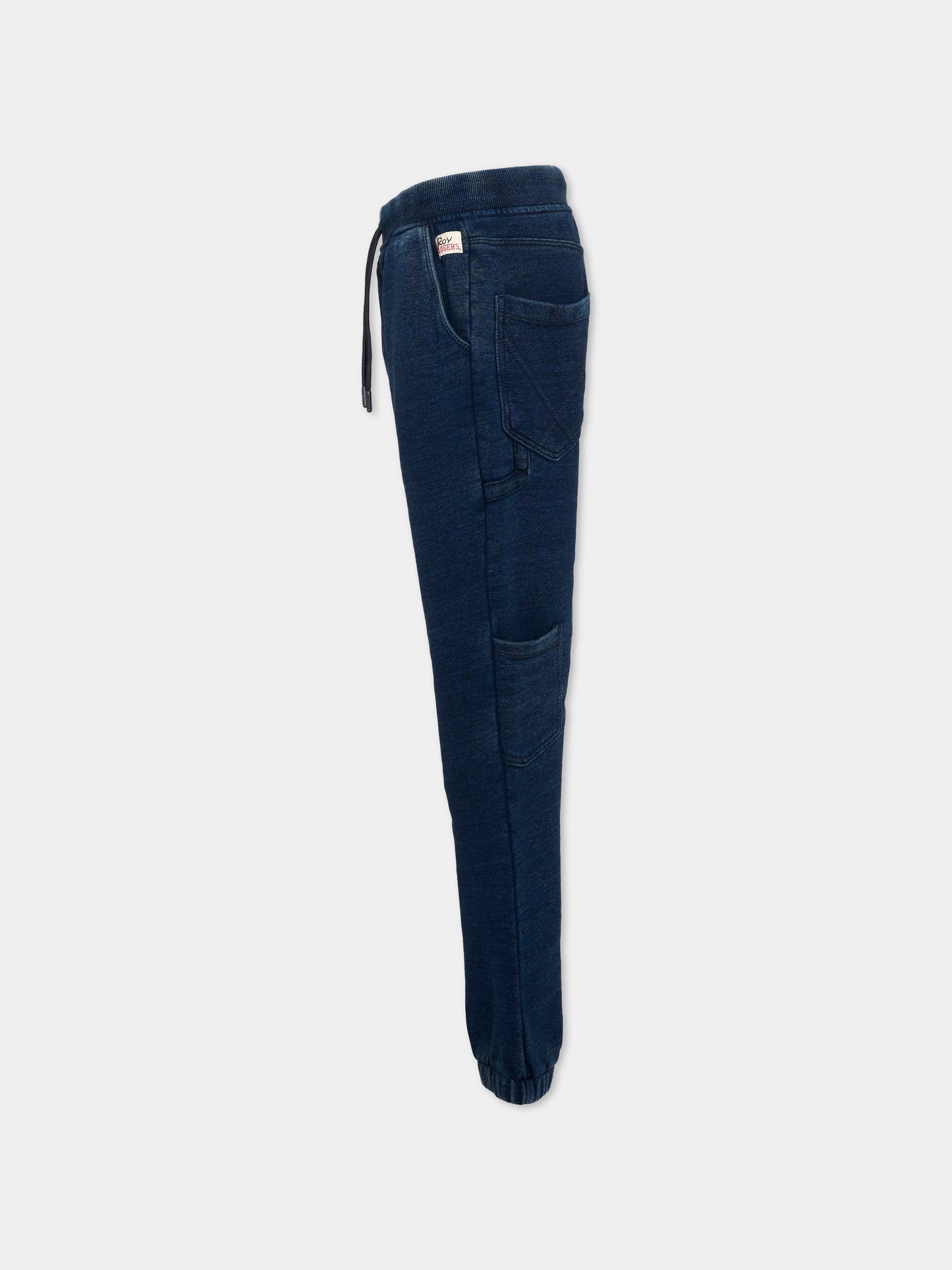 Pantalone blu per bambino con coulisse,Roy Roger's Kids,R F103 00 7750