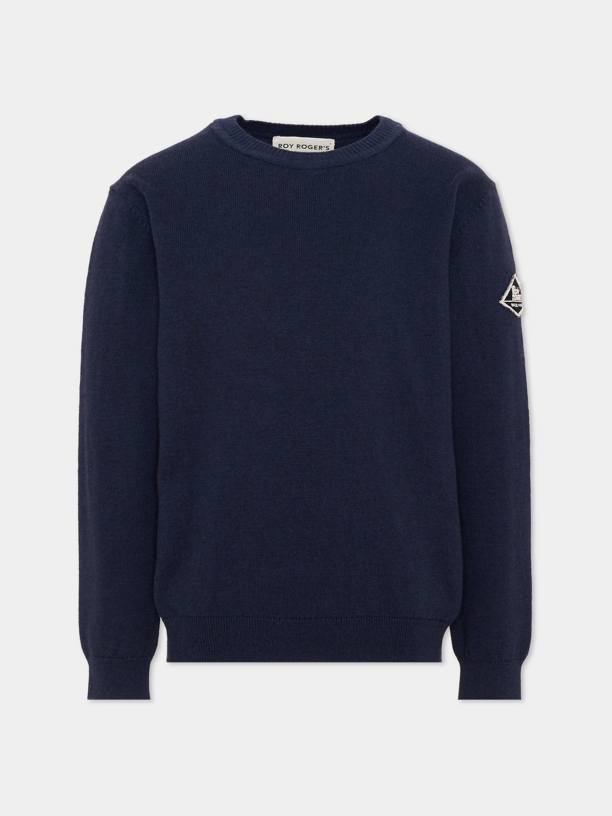 Maglione blu per bambino con logo,Roy Roger's Kids,R F106 00 3885