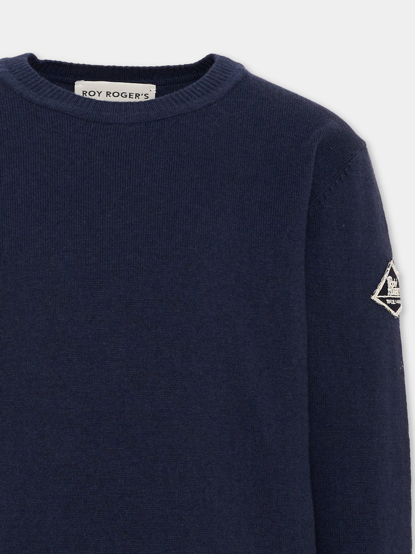 Maglione blu per bambino con logo,Roy Roger's Kids,R F106 00 3885