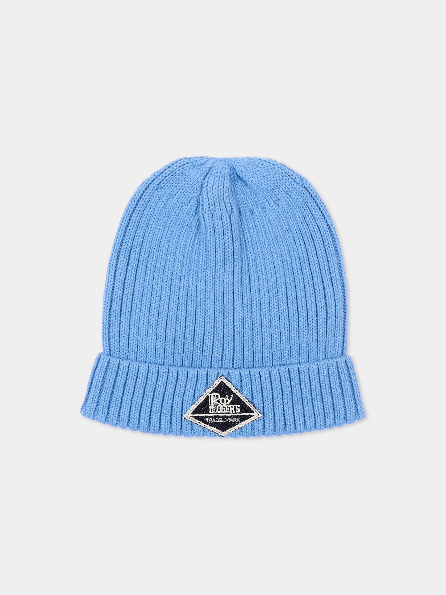 Cappello azzurro per bambino con logo,Roy Roger's Kids,R F122 00 3762