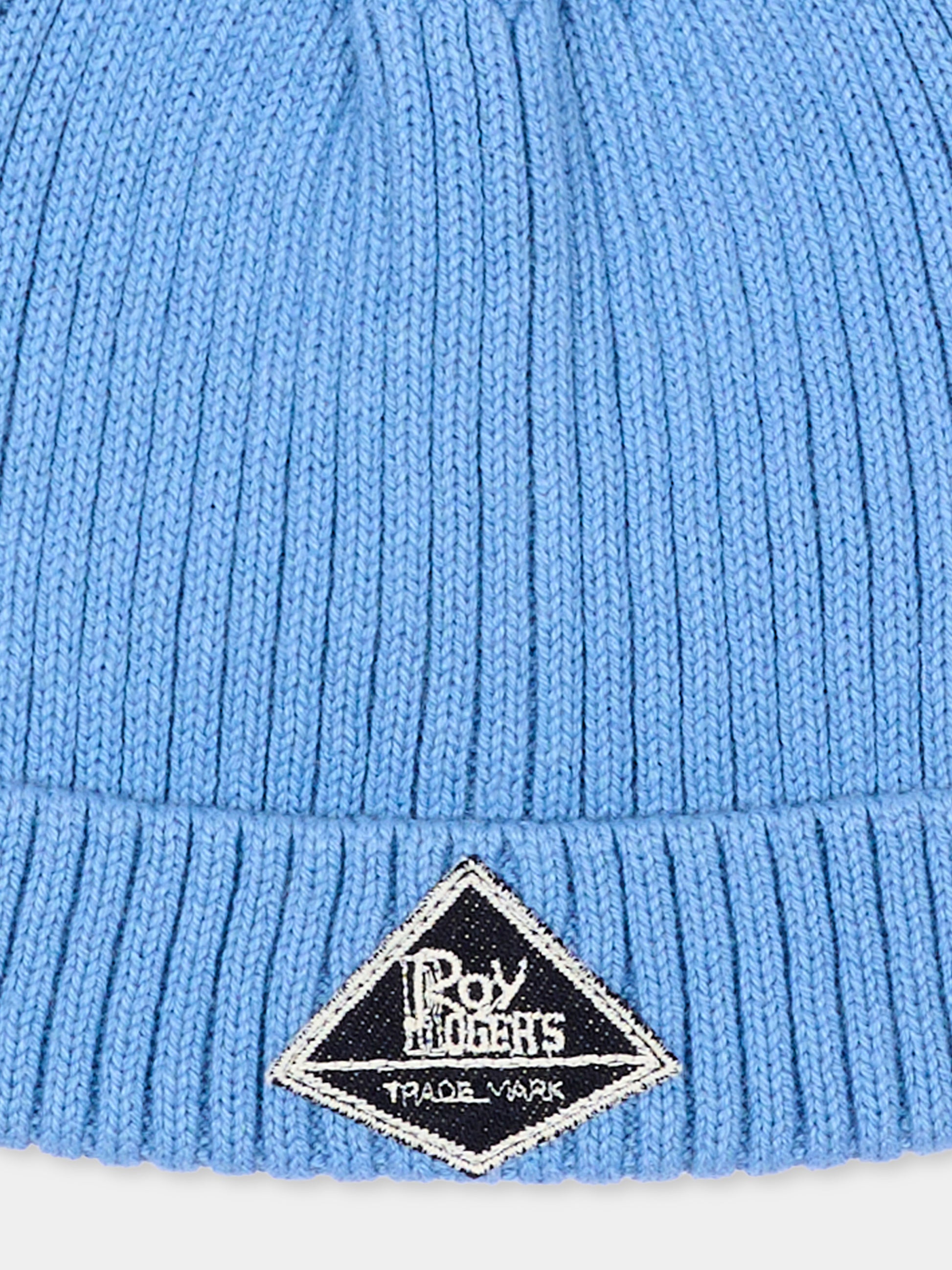 Cappello azzurro per bambino con logo,Roy Roger's Kids,R F122 00 3762