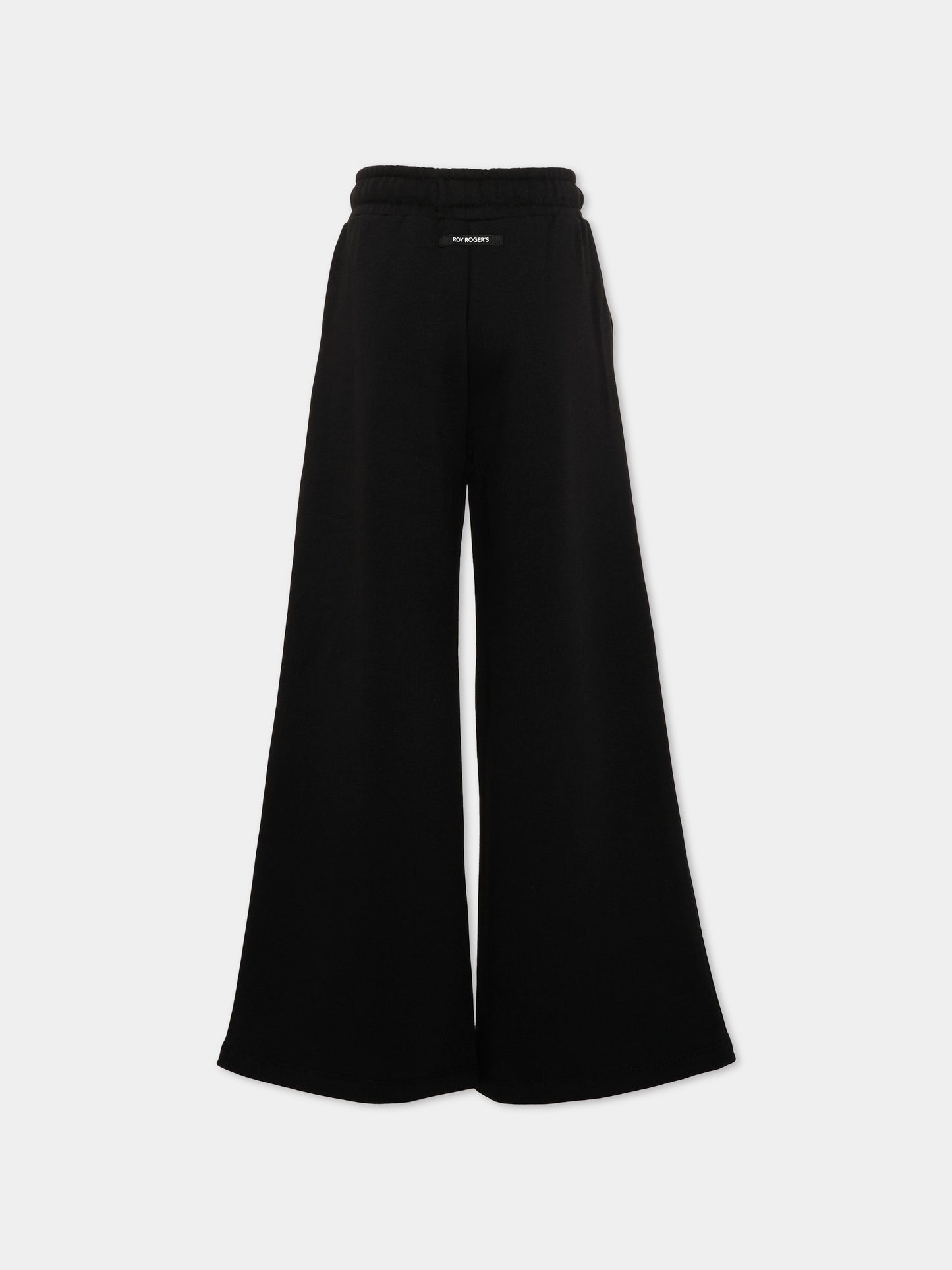 Pantalone nero per bambino con coulisse,Roy Roger's Kids,R F174 00 0658