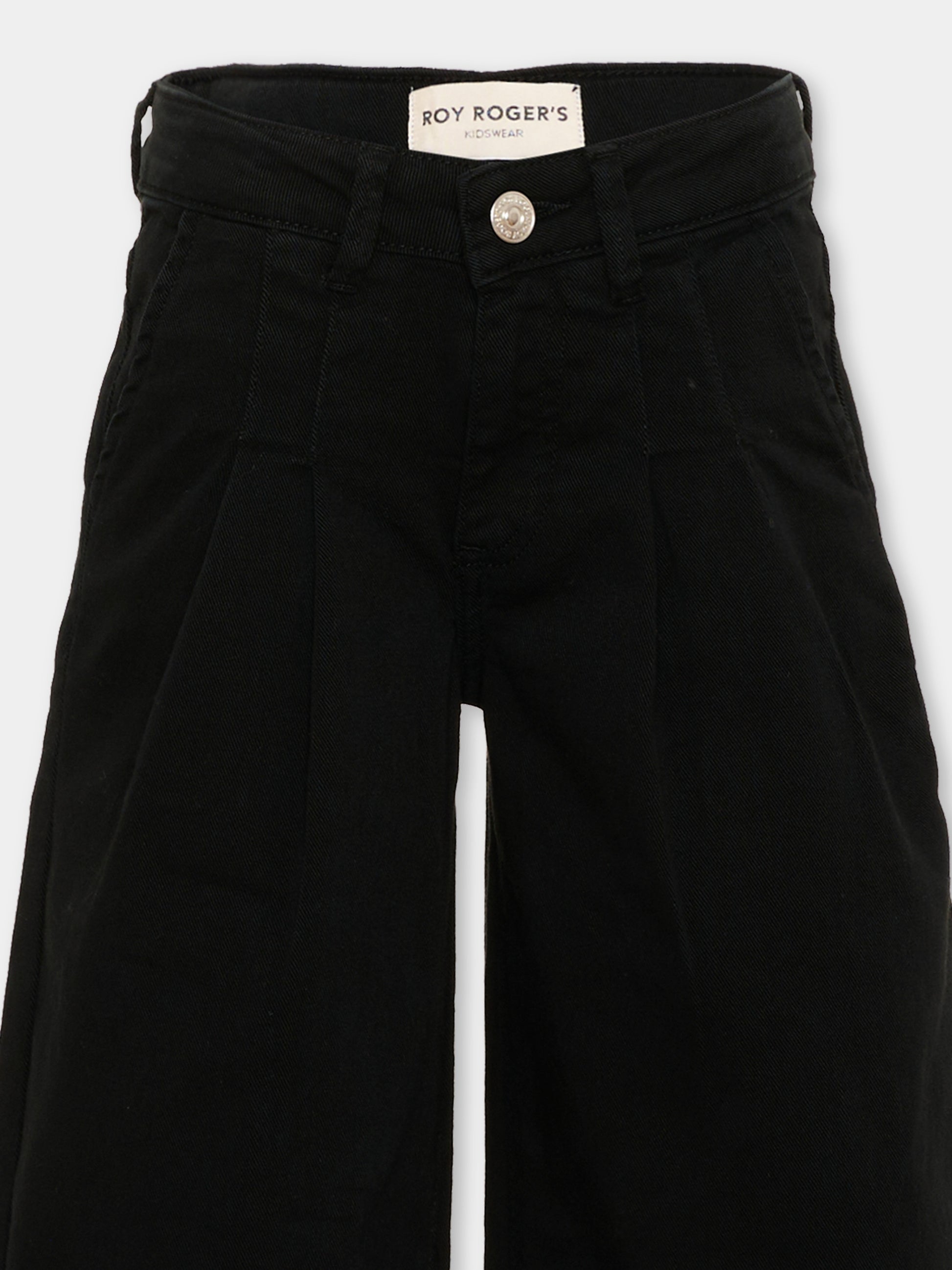 Pantalone nero per bambino,Roy Roger's Kids,R F183 00 0658