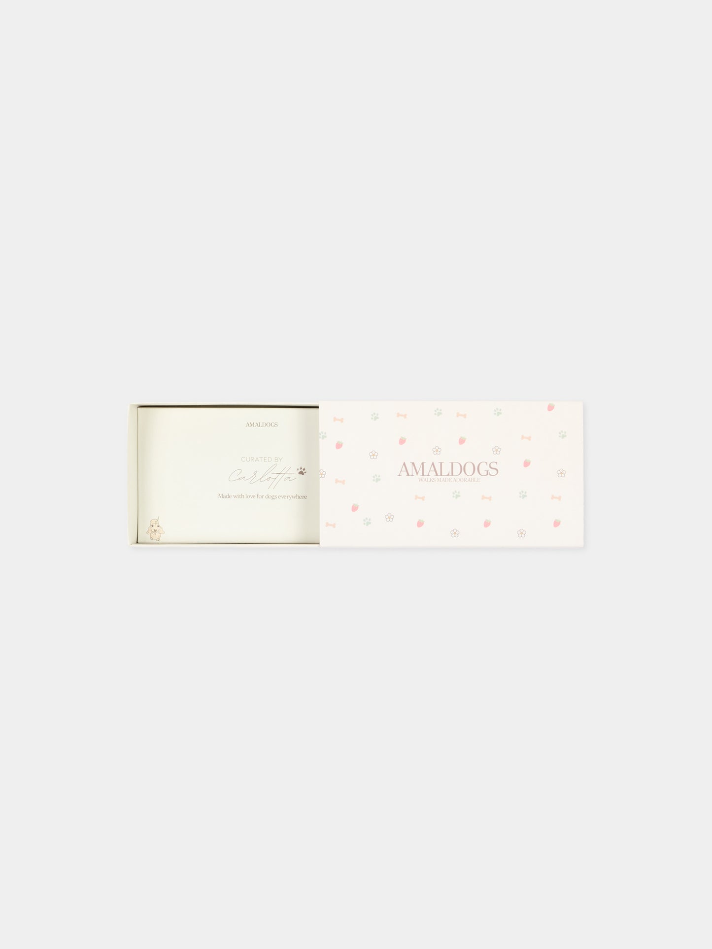Collare The Hybrid Daisy Truffle bianco per cani,Amaldogs,THE HYBRID DAISY TRUFFLE