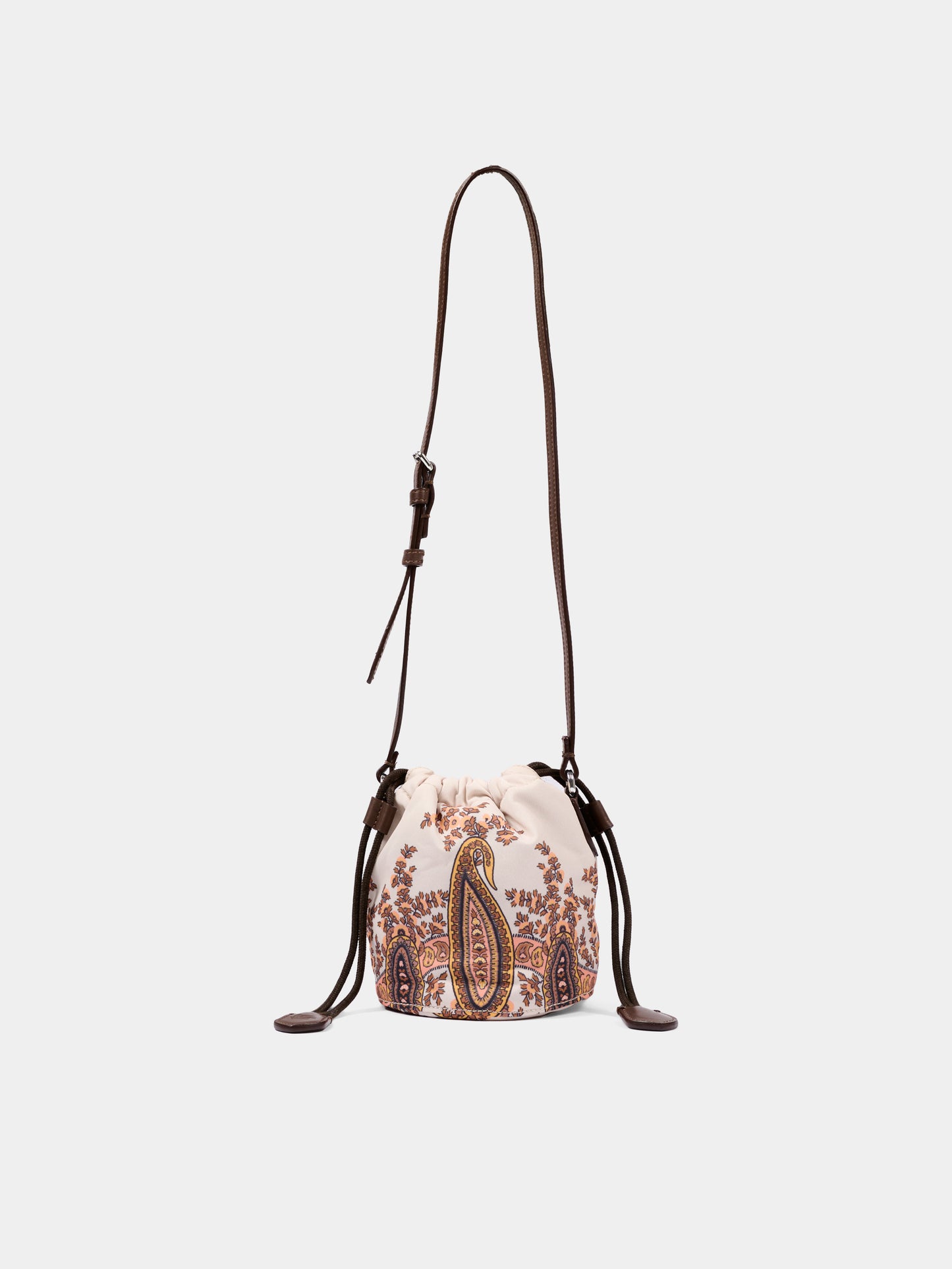 Borsa casual beige per bambina con stampa paisley,Etro,GX0B18 N0382 107AR
