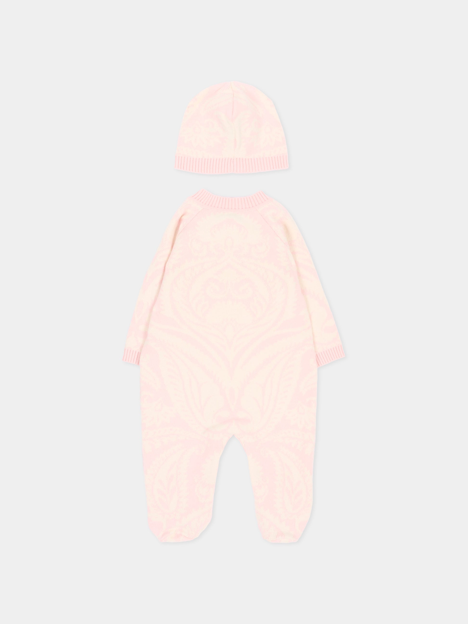 Set Tutina rosa per neonata,Etro,GXB500 X0224 503AV