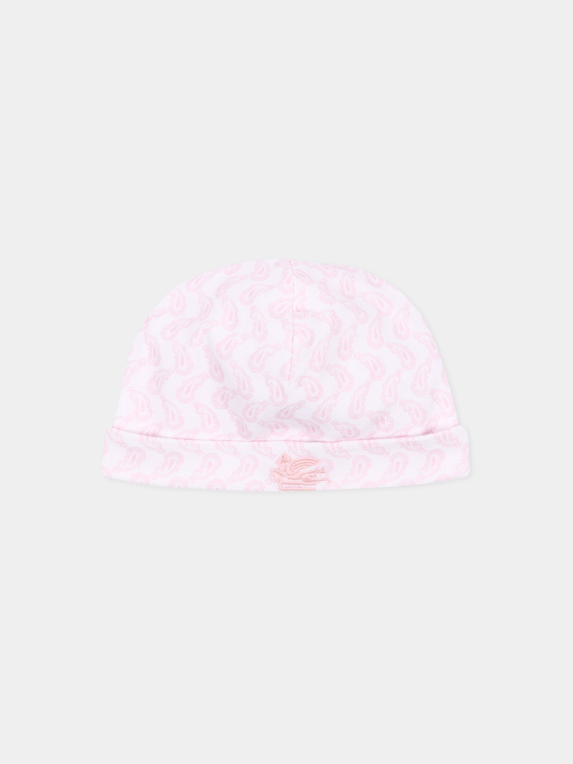 Set cappelli per neonata rosa,Etro,GU0509 J0409 505GR