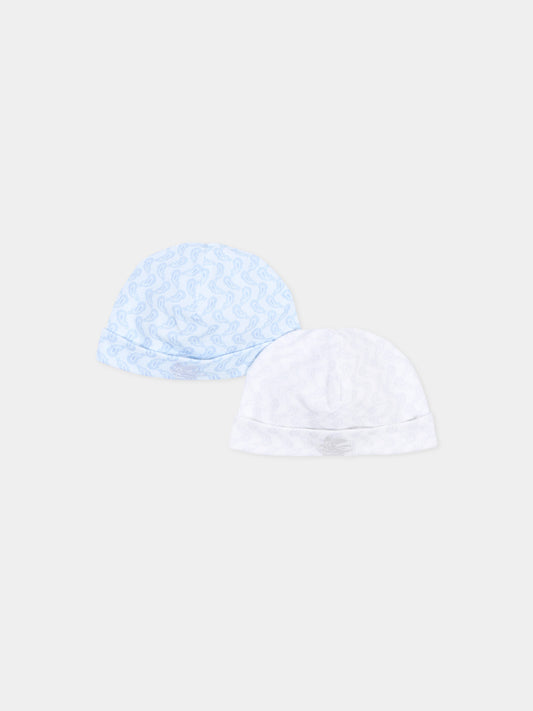 Ensemble de chapeaux pour Bébé Garçon bleu ciel