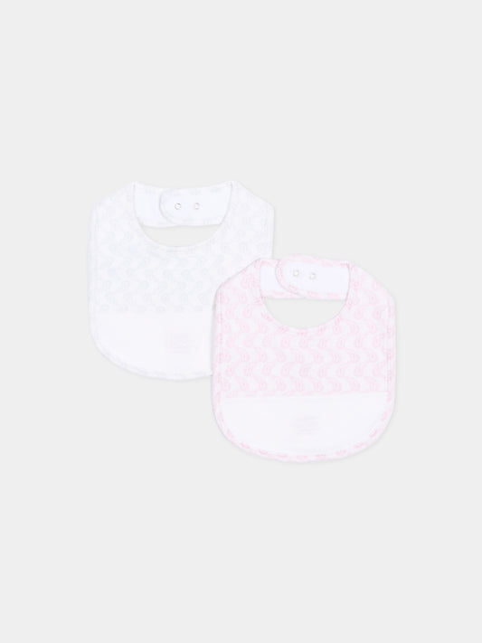 Set bavaglini rosa per neonata,Etro,GU0519 J0409 505GR