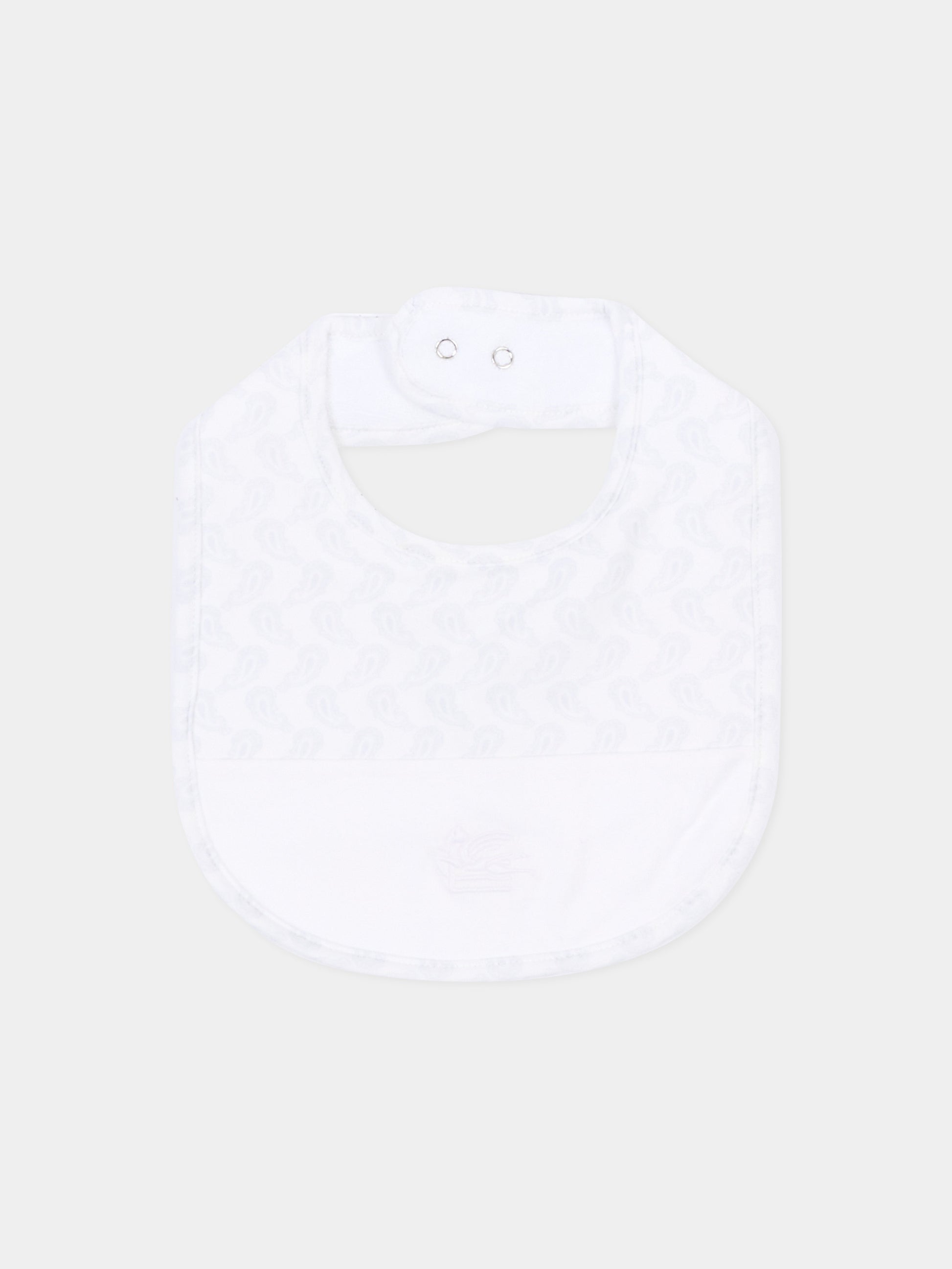 Set bavaglini celeste per neonato,Etro,GU0519 J0409 685GR