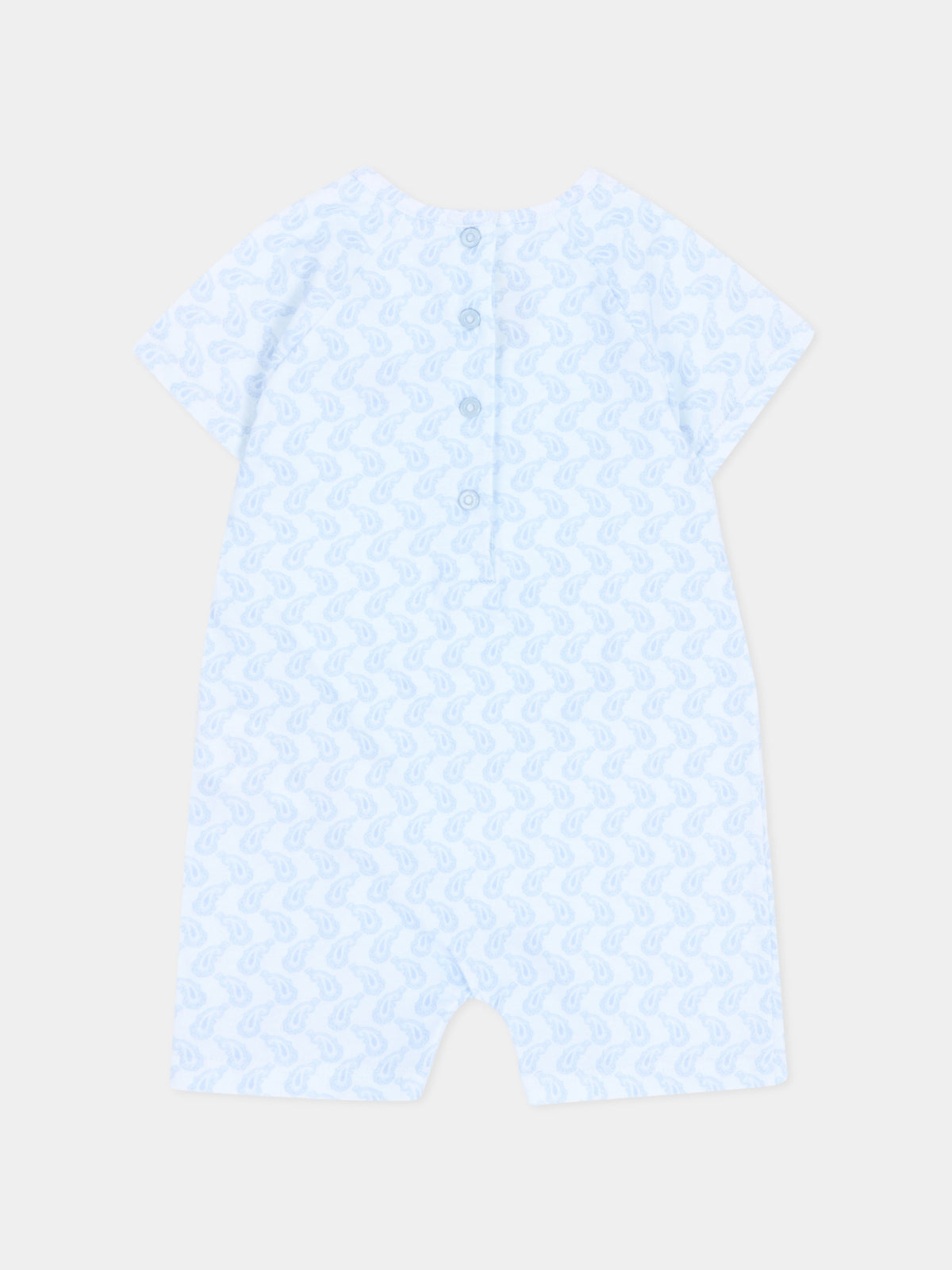 Pagliaccetto celeste per neonato,Etro,GUA571 J0409 685CE