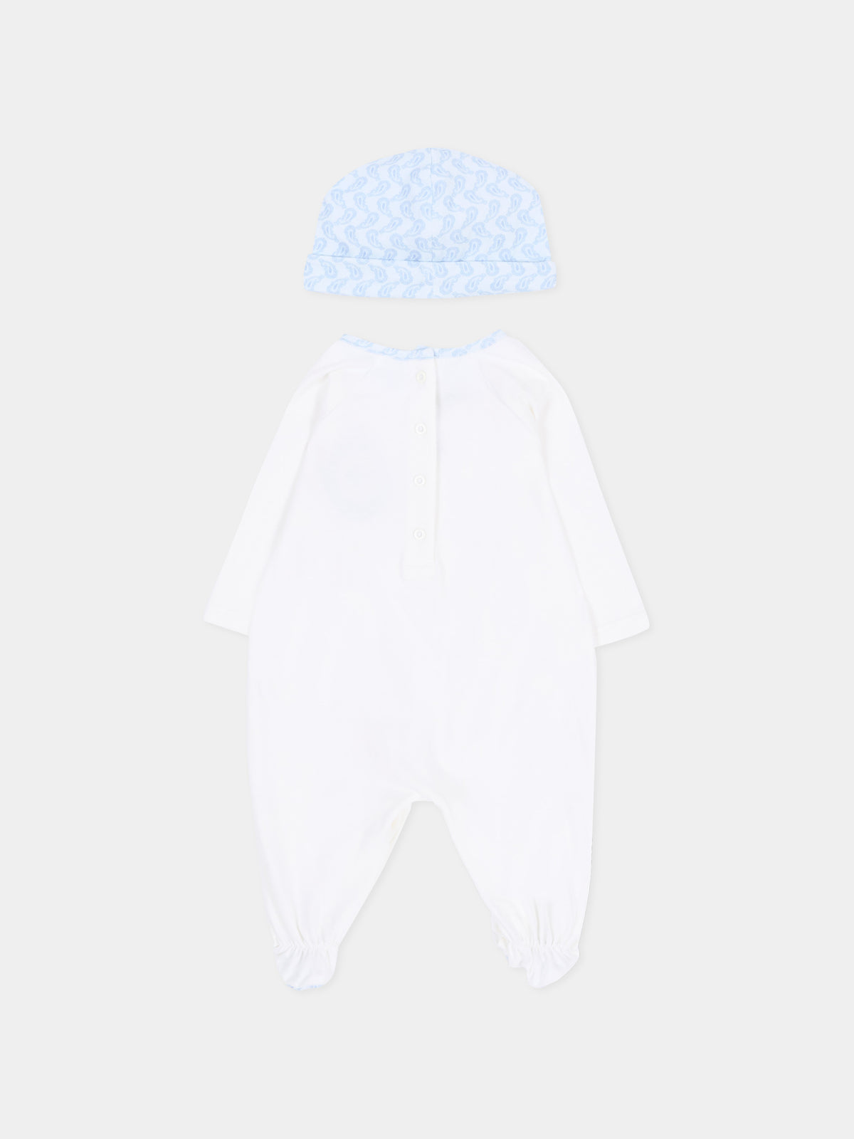 Set tutina bianco per neonato paisley,Etro,GUB500 J0382 100CE