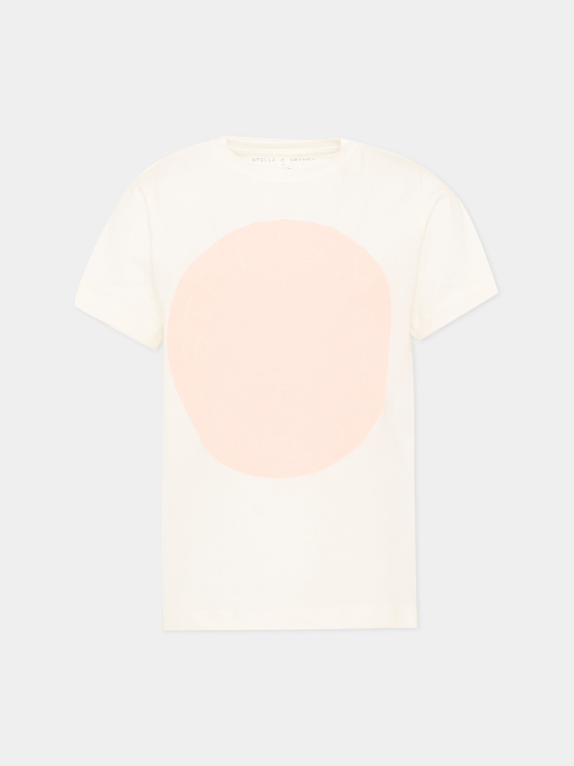 T-shirt avorio per bambina,Stella Mccartney Kids,TV8D51 Z0434 101