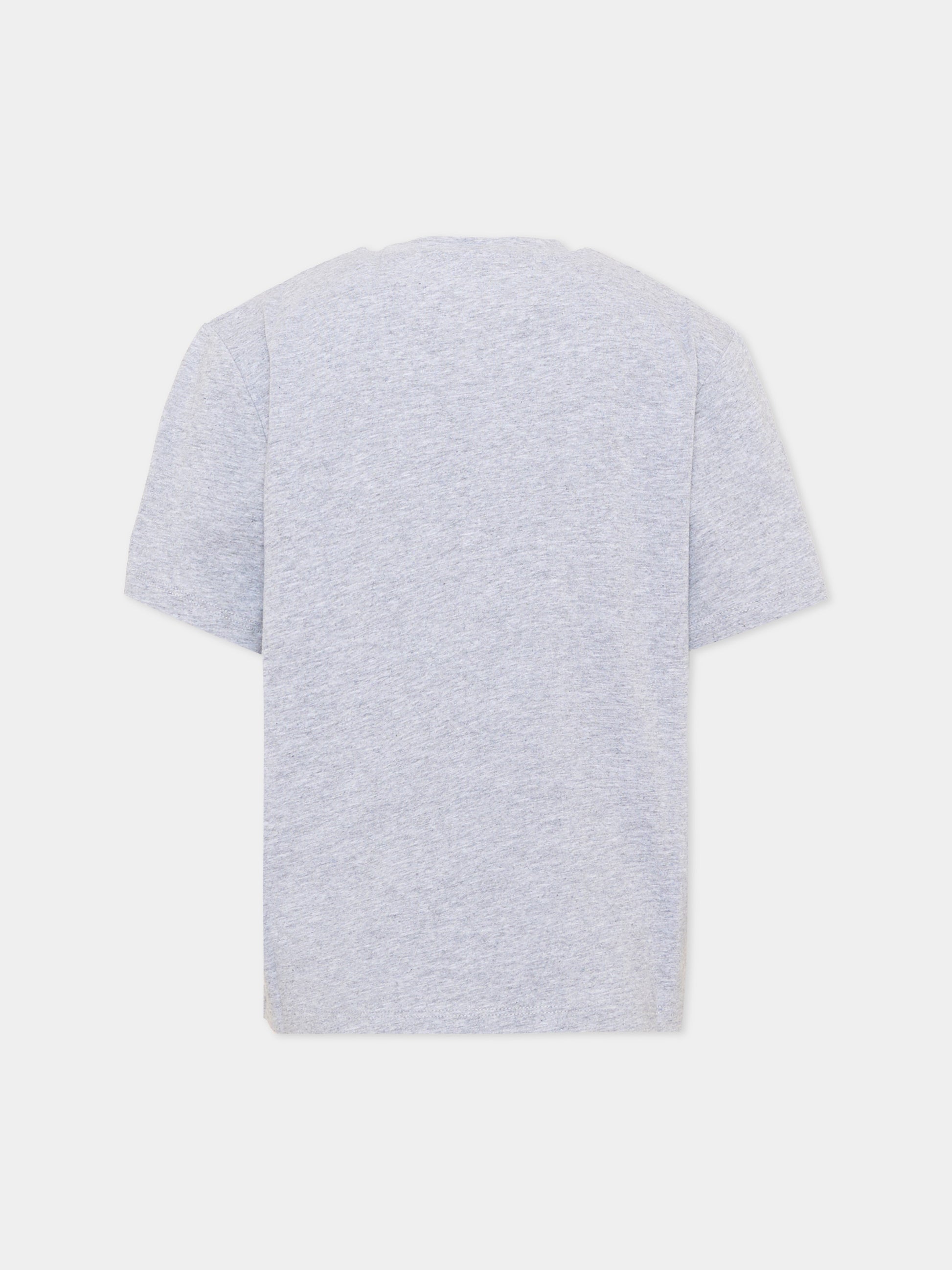 T-Shirt grigia per bambino con logo,Stella Mccartney Kids,TV8P41 Z0434 809